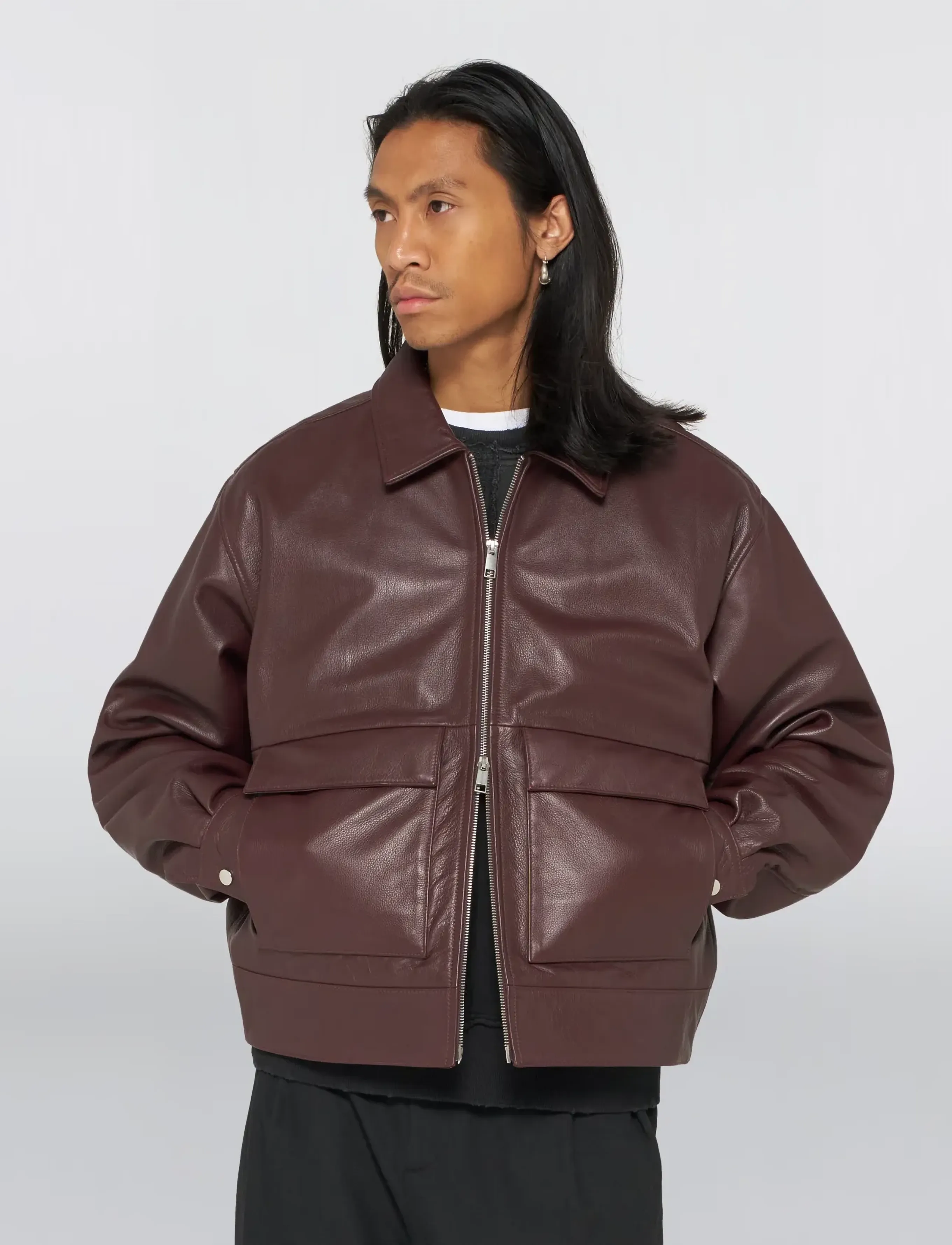 Edwin Dogma Jacket Dark skinnjackor herr – bild 3