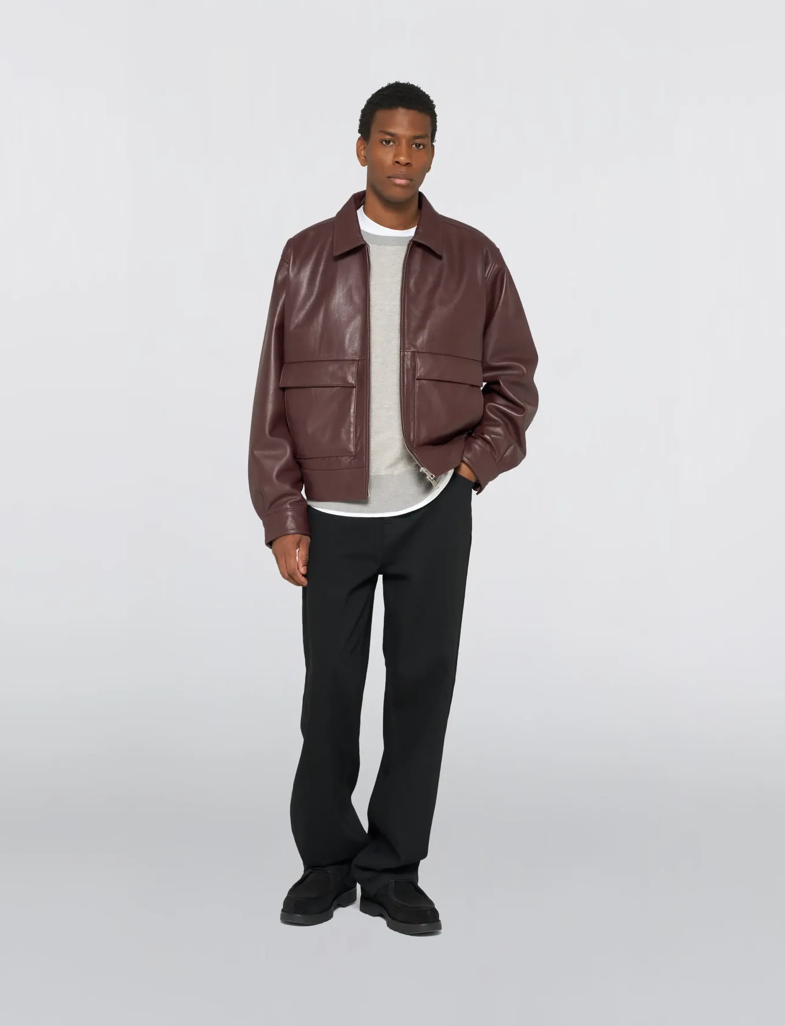 Edwin Dogma Jacket Dark skinnjackor herr – bild 5