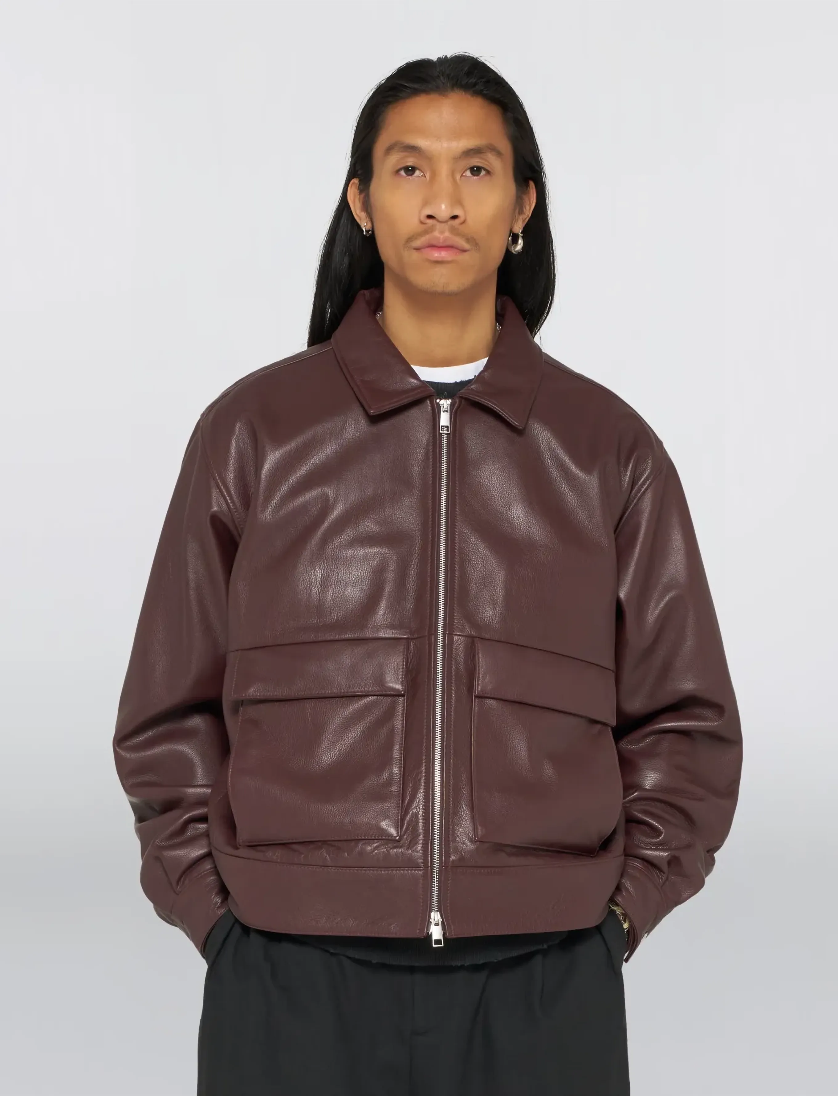 Edwin Dogma Jacket Dark skinnjackor herr – bild 6