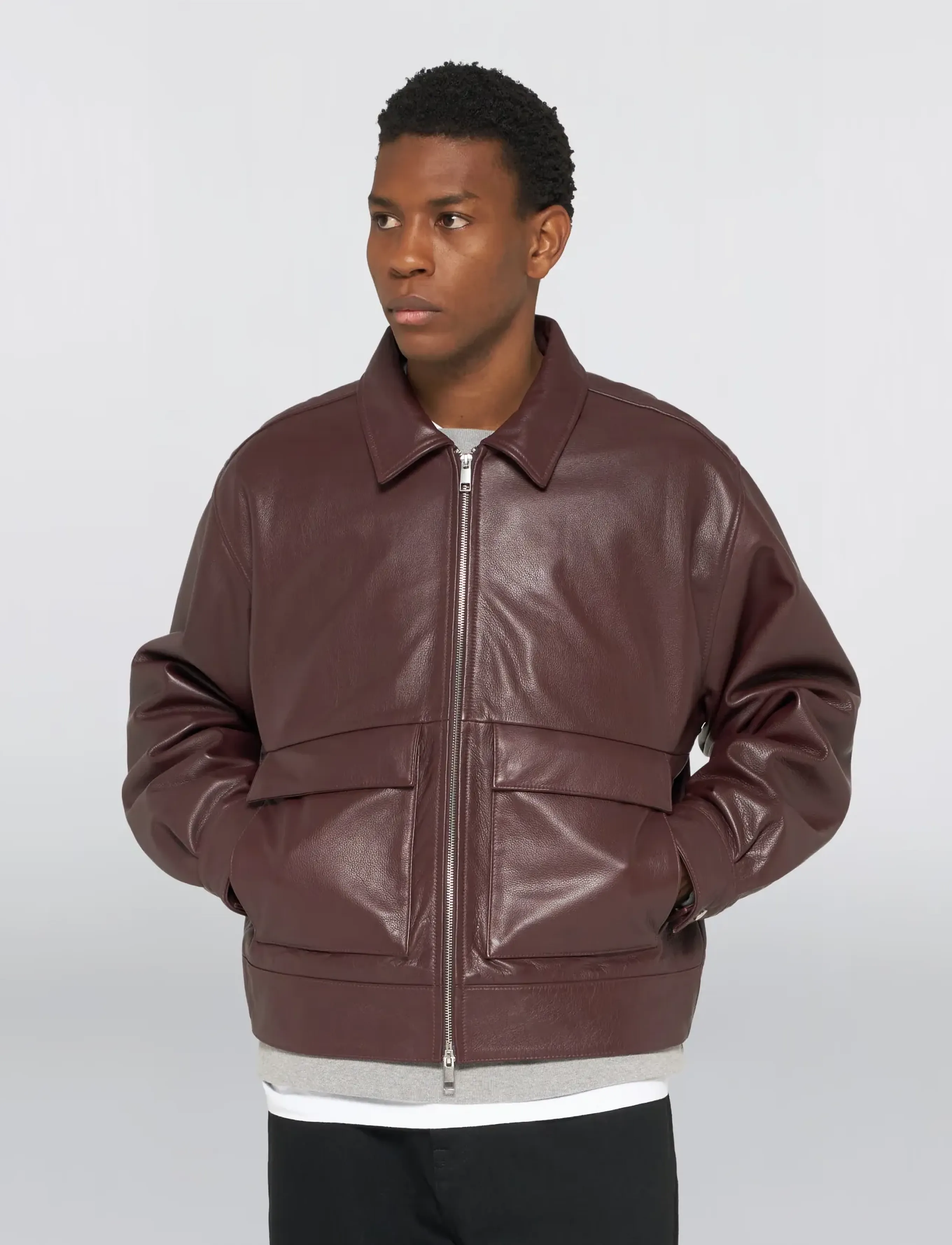 Edwin Dogma Jacket Dark skinnjackor herr – bild 8