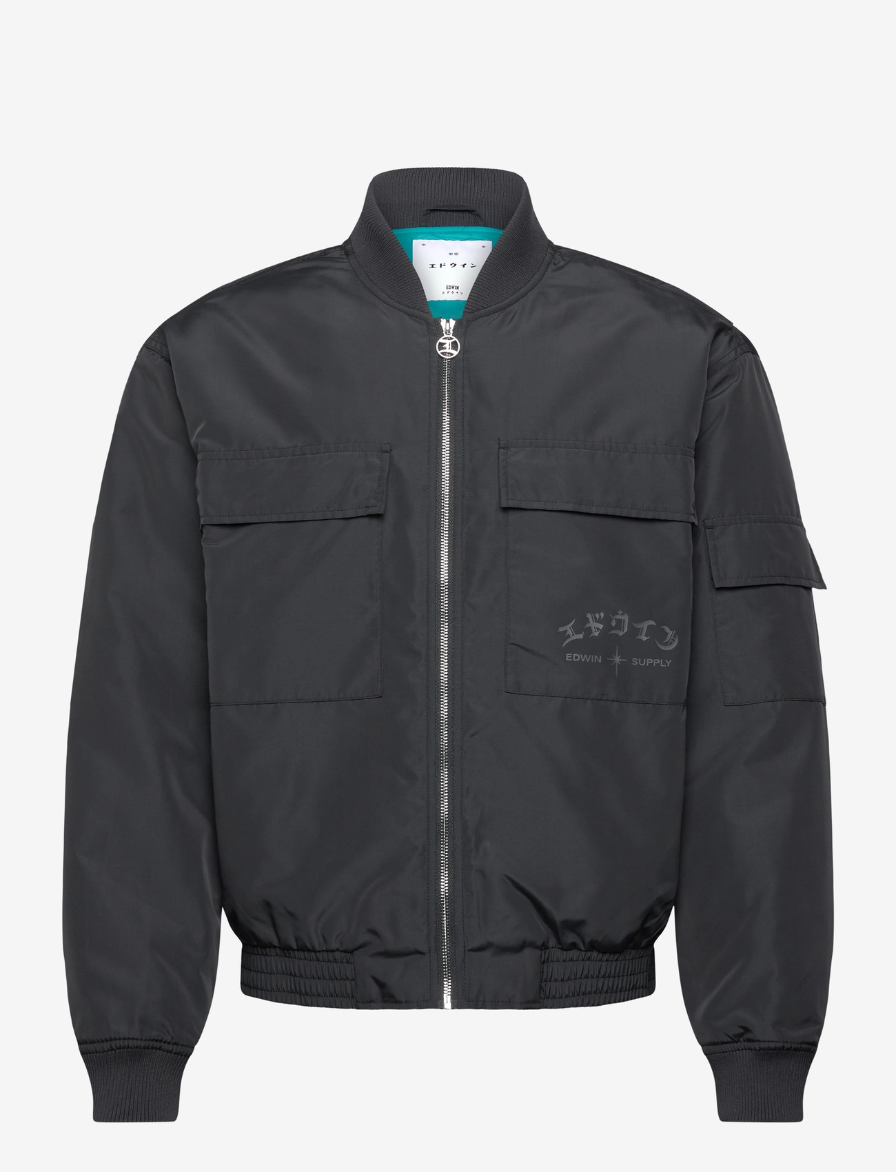 Edwin - ULTRA BOMBER-BLACK - lentejassen - black - 0