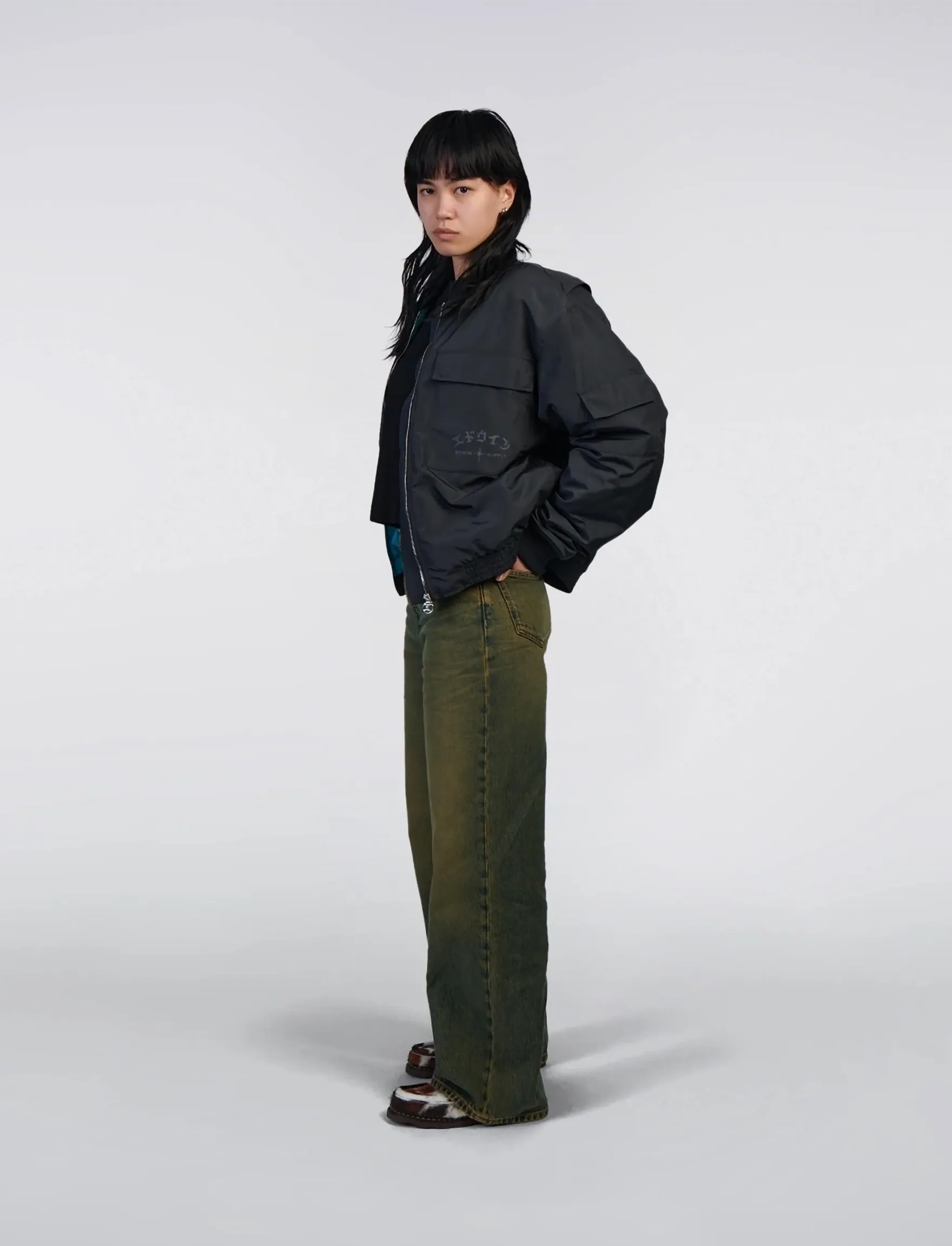 Edwin - ULTRA BOMBER-BLACK - frühlingsjacken - black - 3
