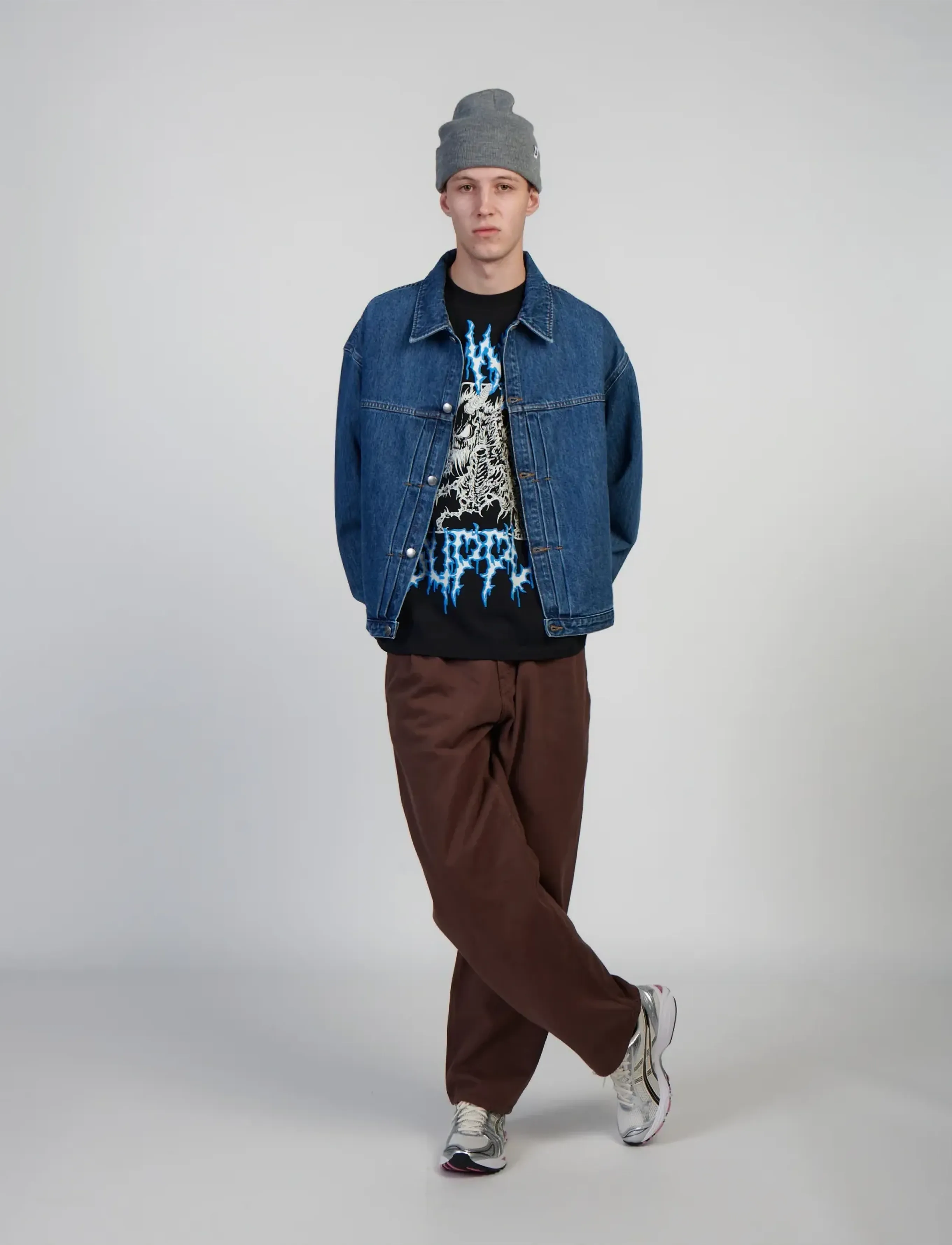 Edwin Freeland Jacket, XL, Blue, Denim > Unlined Denim Jackets, Herre