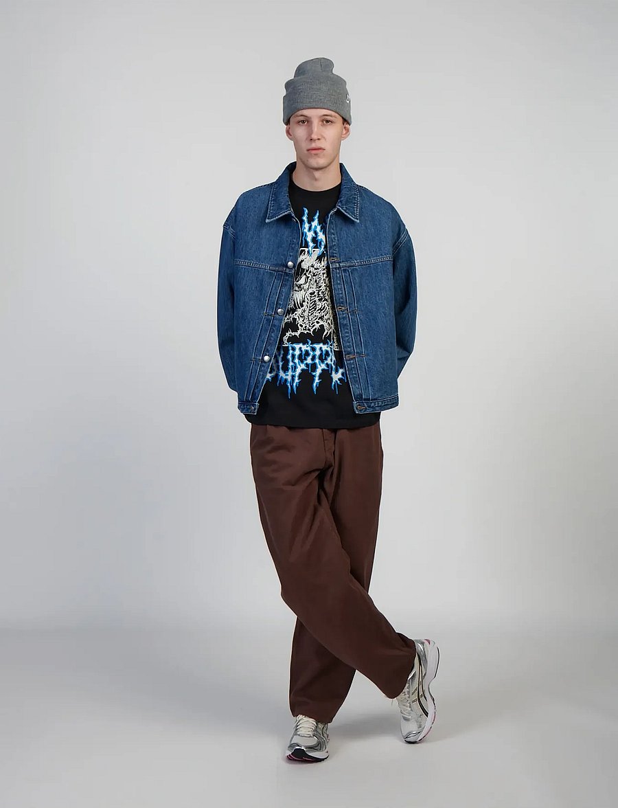 Edwin - FREELAND JACKET - vestes en jean non doublées - blue - 0