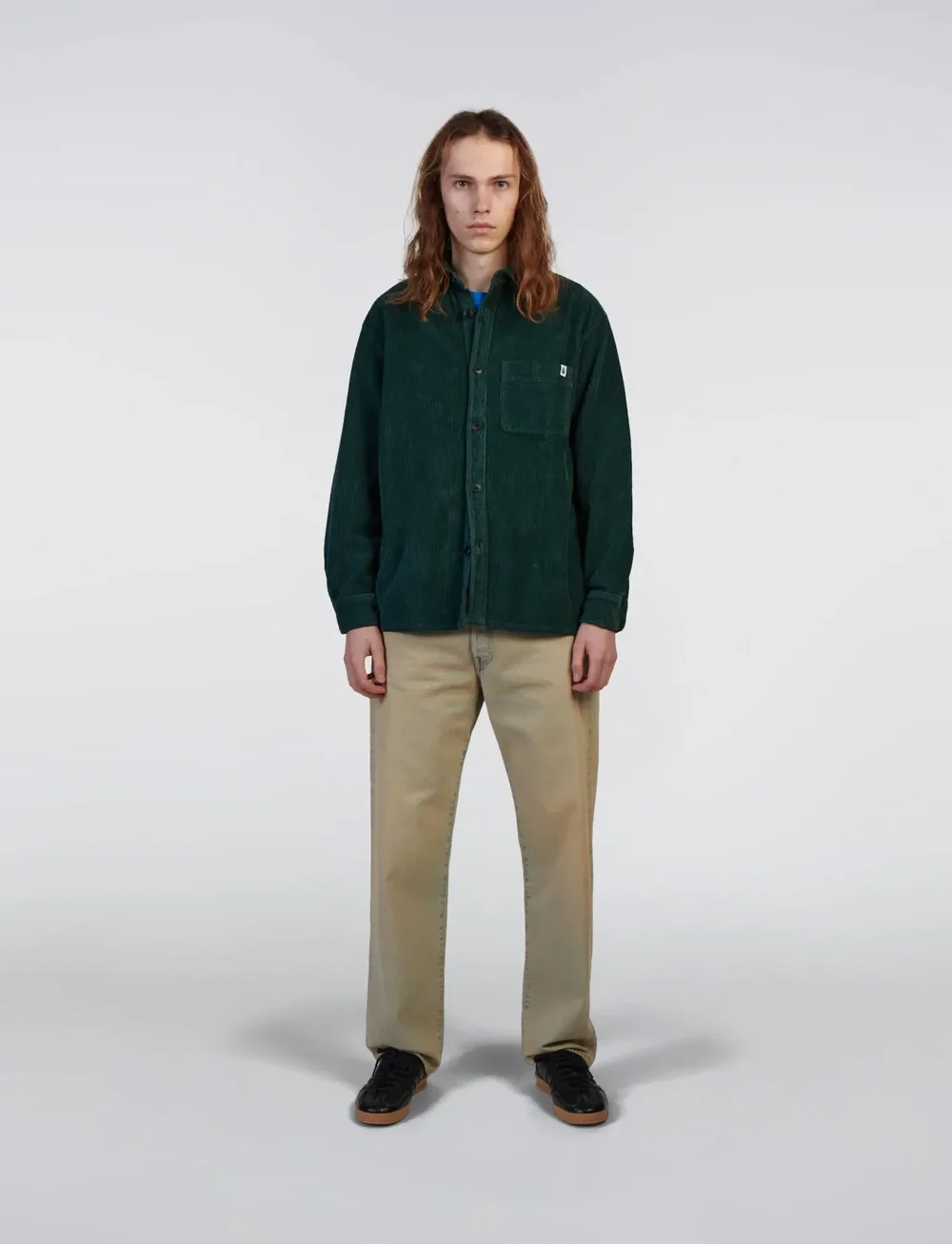 Edwin - ANDER SHIRT LS - basic skjorter - green gables - 0