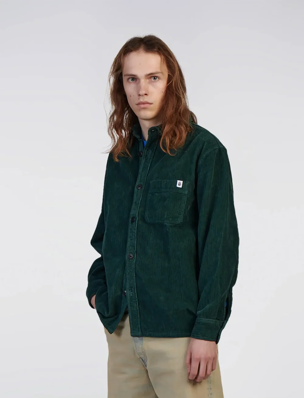 Edwin - ANDER SHIRT LS - basic skjorter - green gables - 2