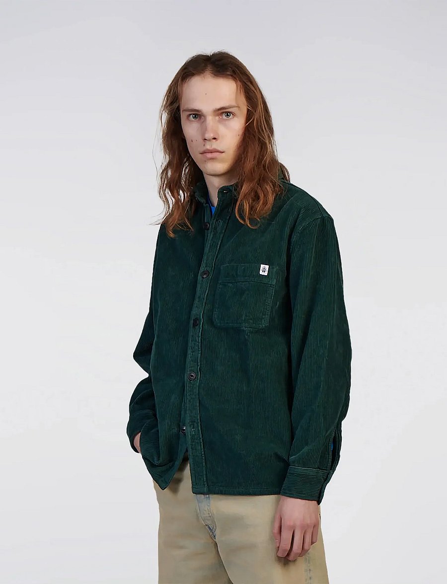 Edwin - ANDER SHIRT LS - manchesterskjortor - green gables - 2