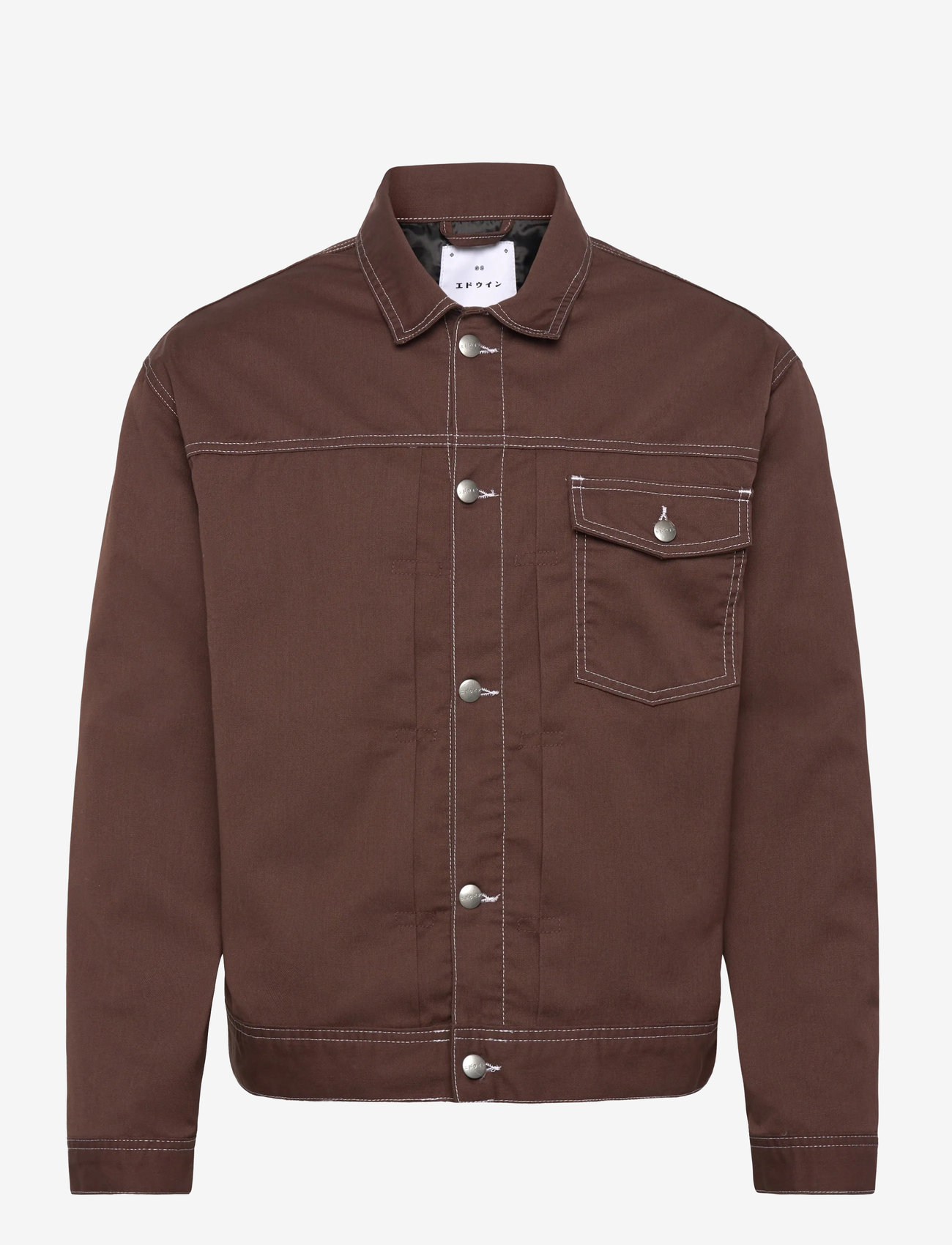 Edwin - MAINE JACKET - Õhukesed jakid - french roast - 1