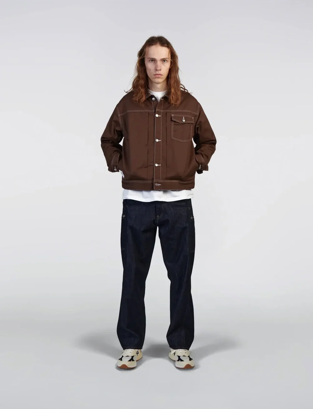 Edwin - MAINE JACKET - leichte jacken - french roast - 0