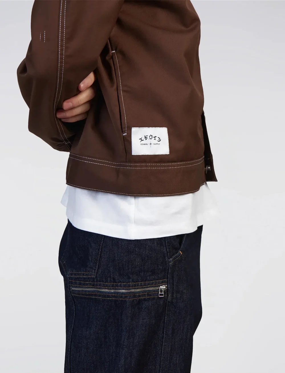 Edwin - MAINE JACKET - leichte jacken - french roast - 3