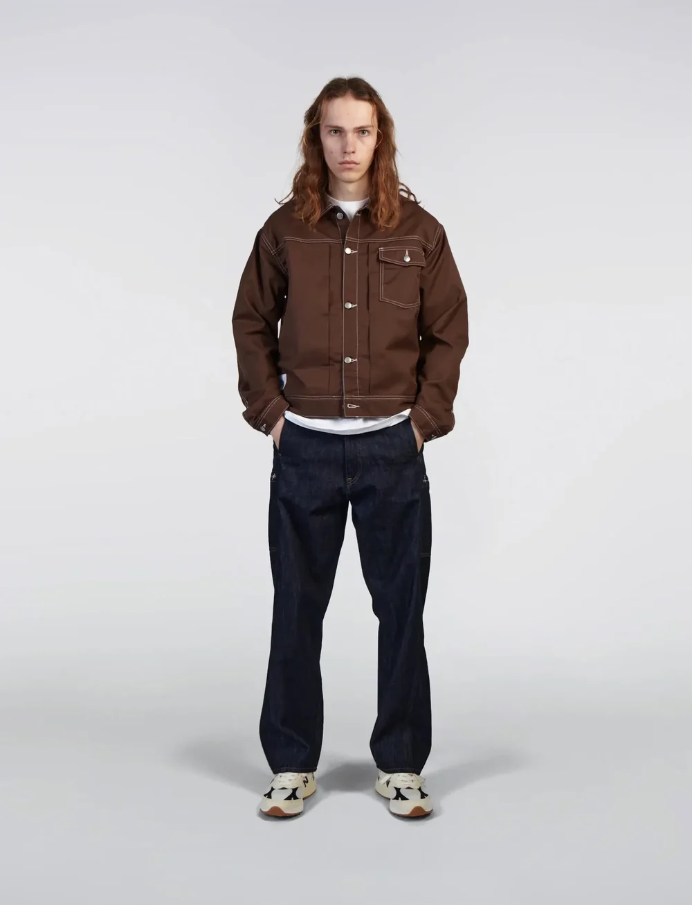 Edwin - MAINE JACKET - leichte jacken - french roast - 4