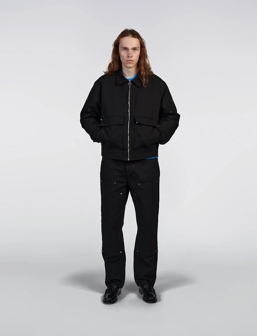Edwin - DOGMA WORK JACKET - kevadjoped - black - 4