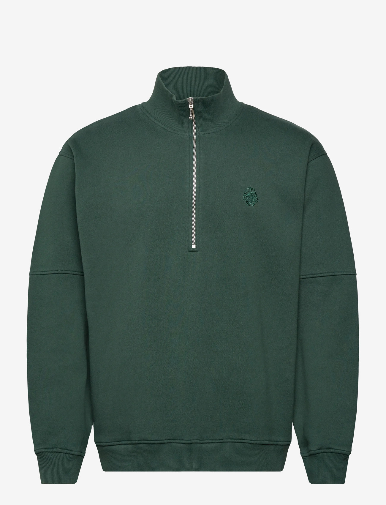 Edwin - KOJI HALF ZIP SWEAT - half zip-trøjer - green gables - 1