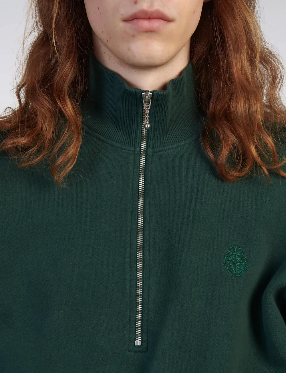 Edwin - KOJI HALF ZIP SWEAT - half zip-trøjer - green gables - 5