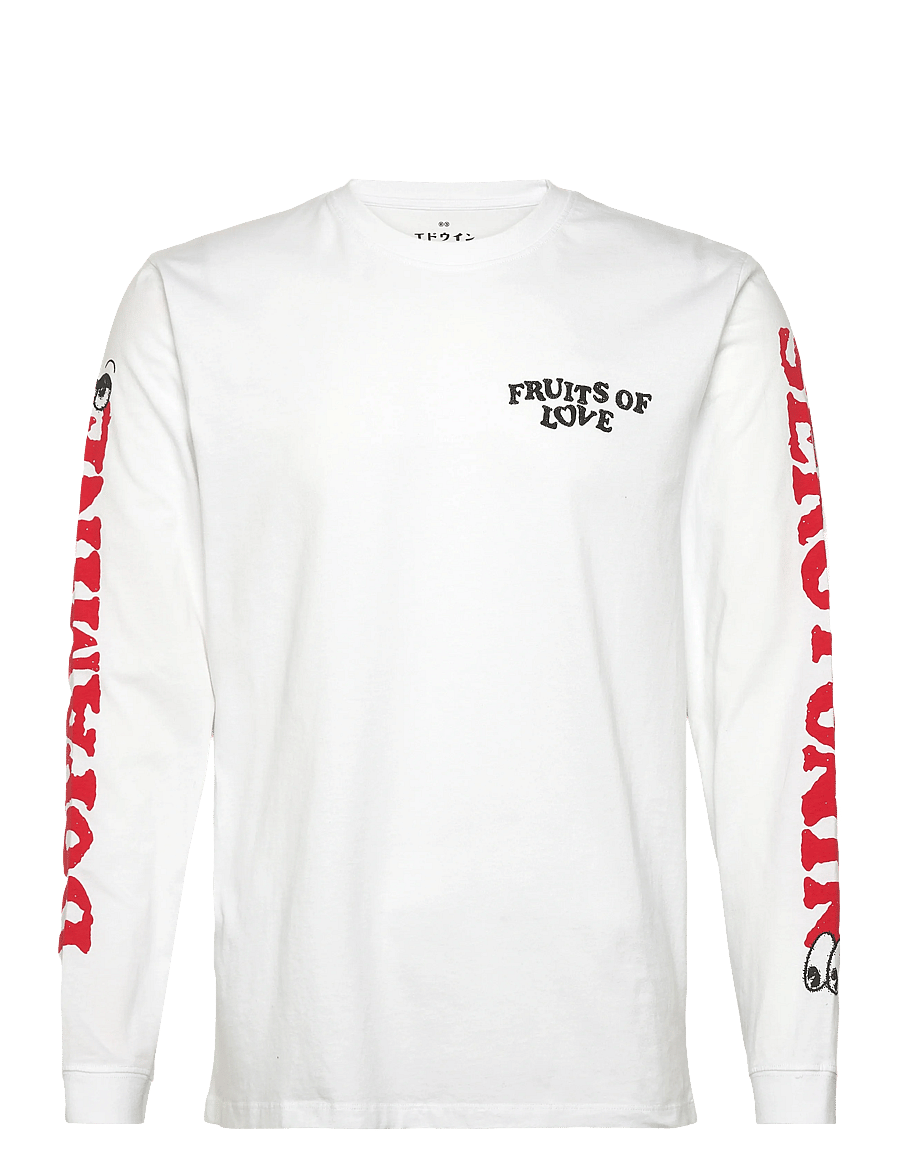 Edwin - FRUITS OF LOVE T-SHIRT LS - white - 0