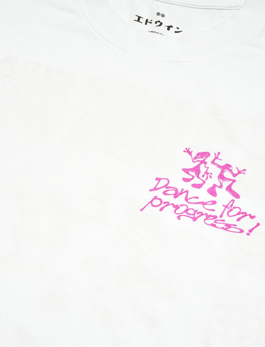 Edwin - TOKYO DANCE UNION T-SHIRT-WHITE - kurzärmelige t-shirts - white - 5