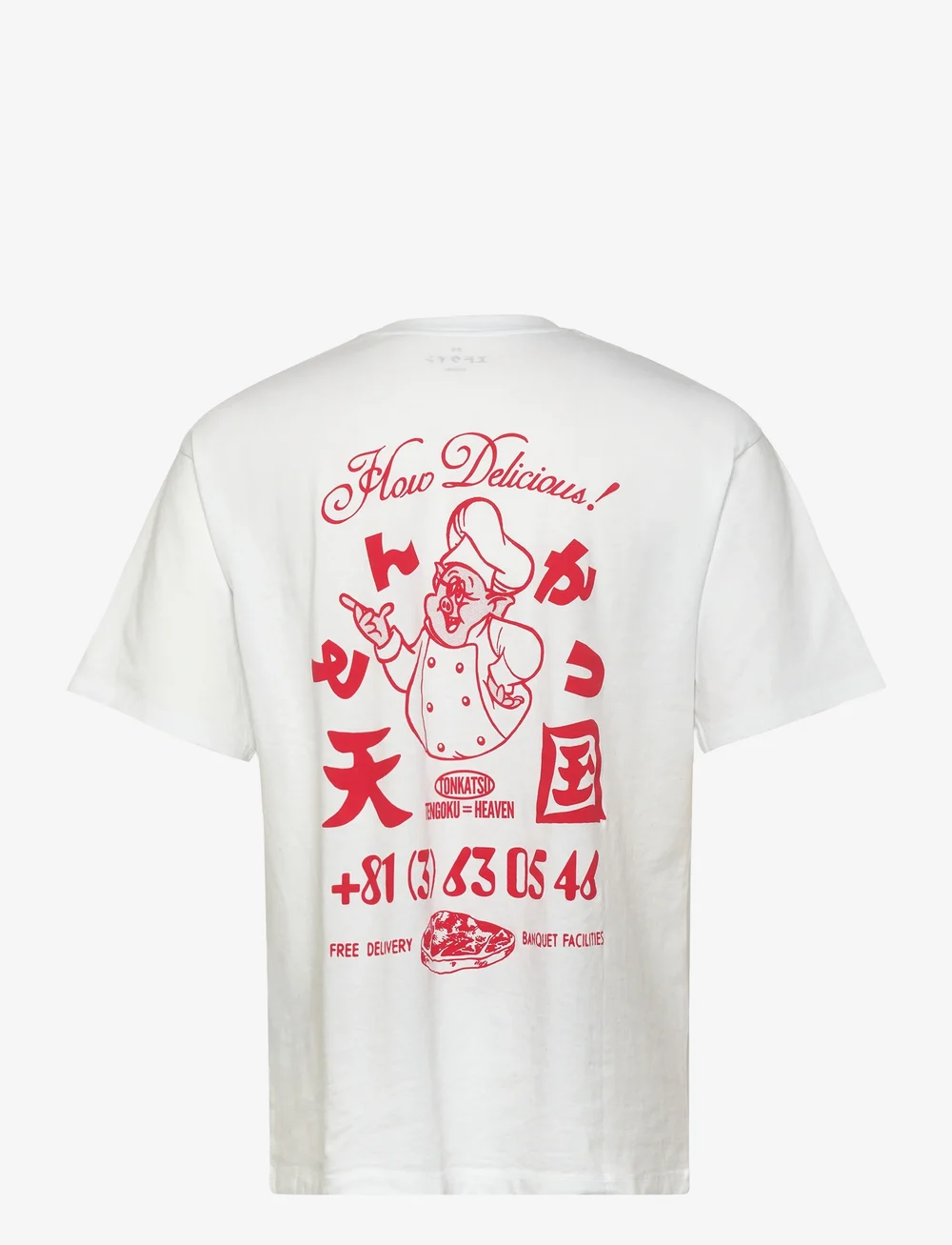 Edwin - TONKATSU T-SHIR - kortærmede t-shirts - white - 1