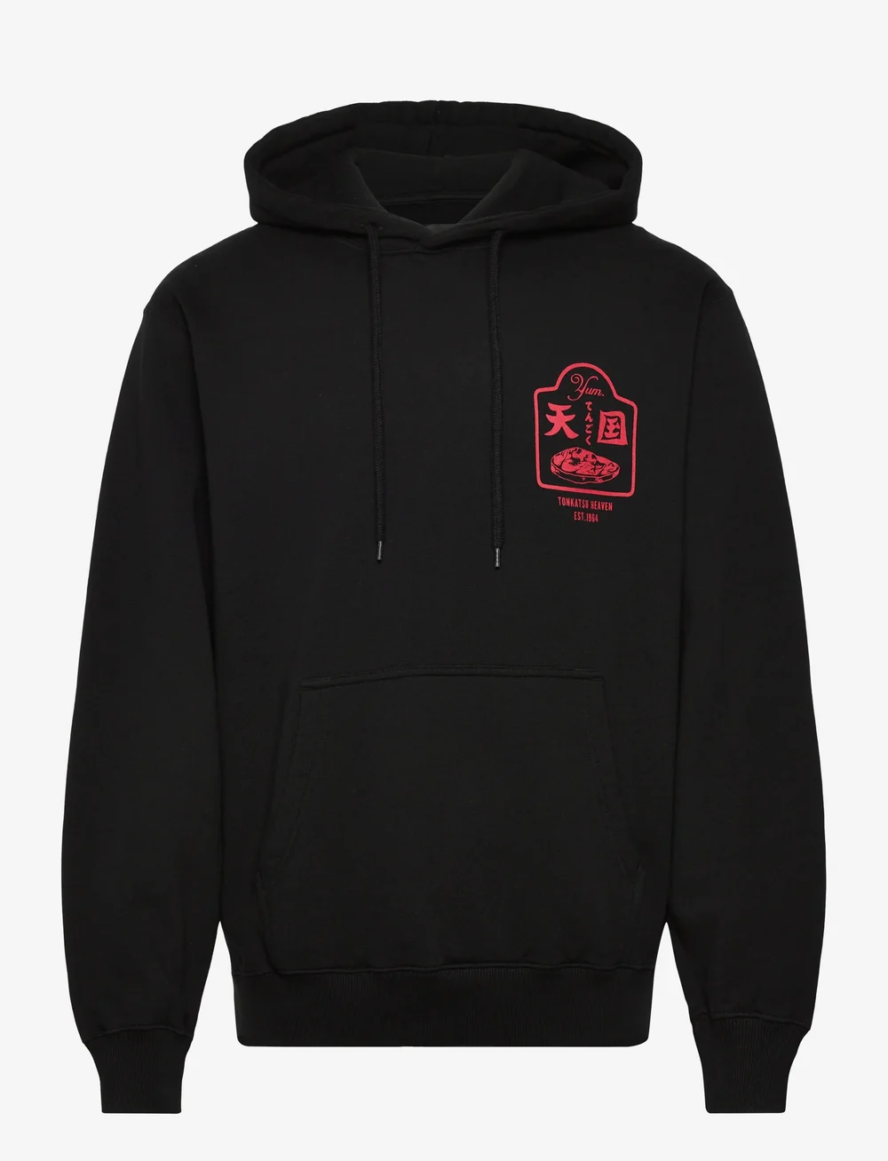 Edwin - TONKATSU HOODIE SWEA - hættetrøjer - black - 0