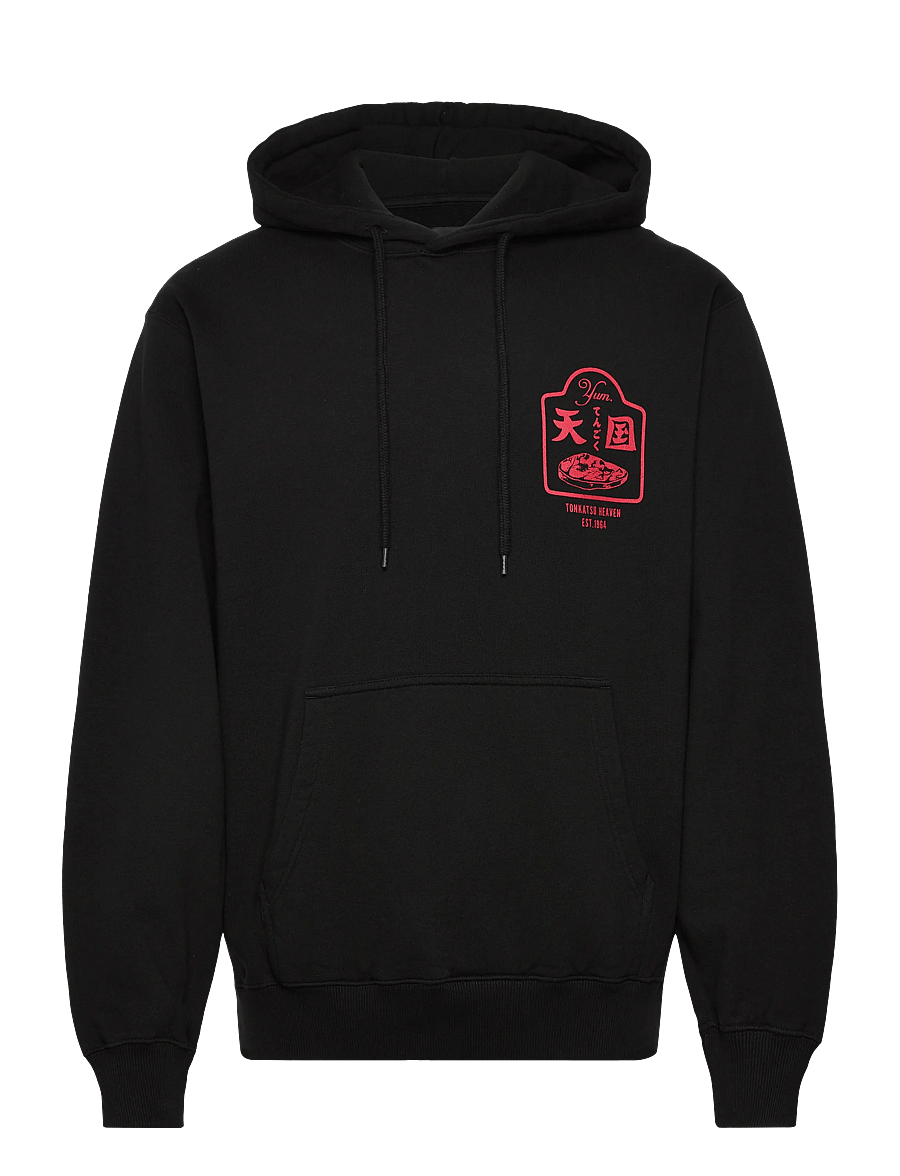 Edwin - TONKATSU HOODIE SWEA - hettupeysur - black - 0