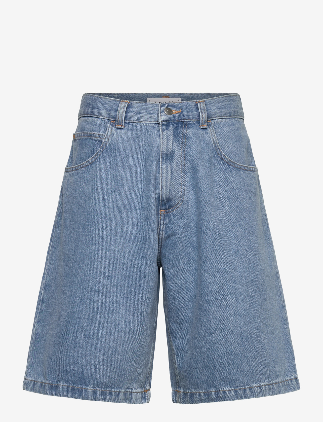 Edwin - Worker Short-Blue - Heavy Bleach Wash - jeansshorts - blue - 0