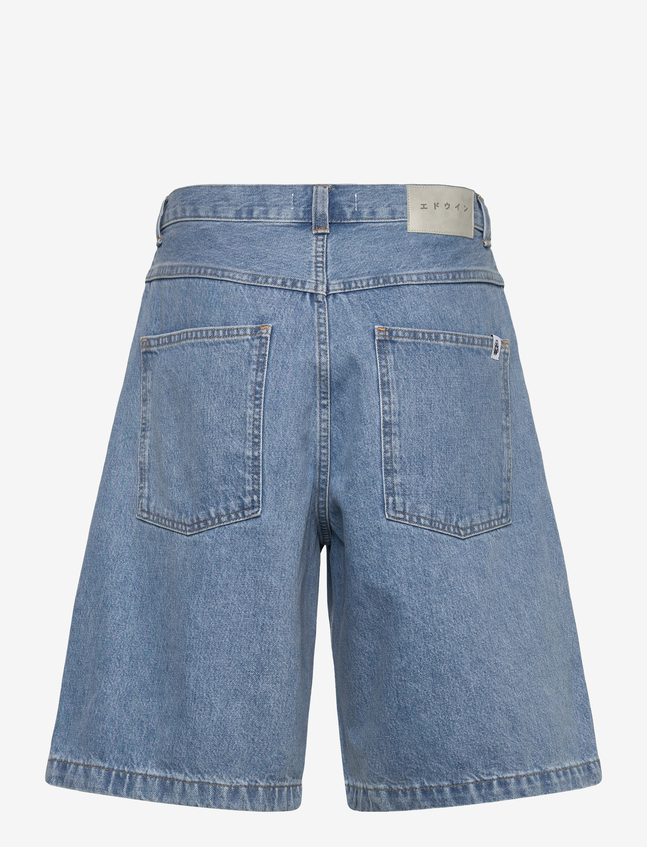 Edwin - Worker Short-Blue - Heavy Bleach Wash - jeansshorts - blue - 1