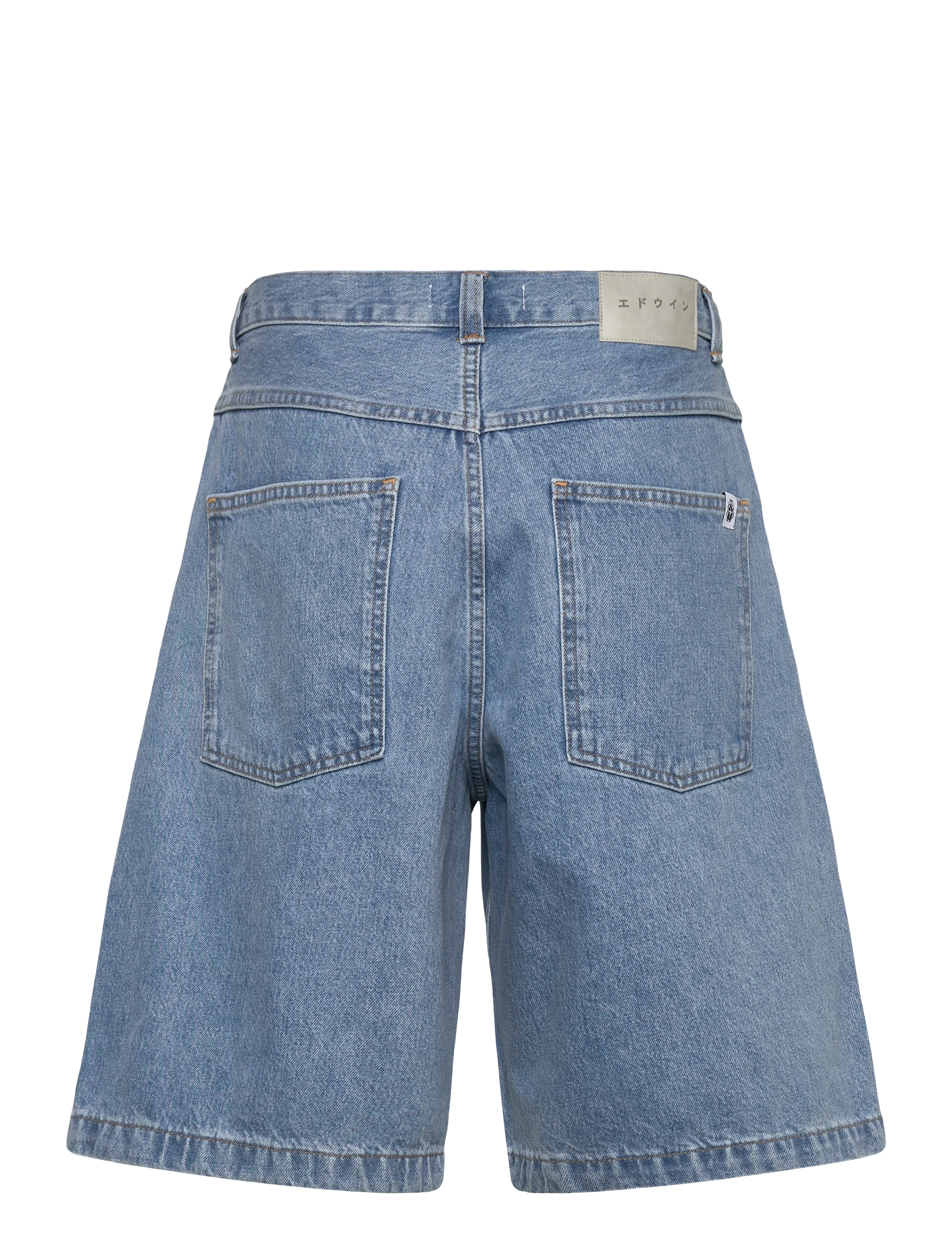 Edwin - Worker Short-Blue - Heavy Bleach Wash - lühikesed teksapüksid - blue - 2
