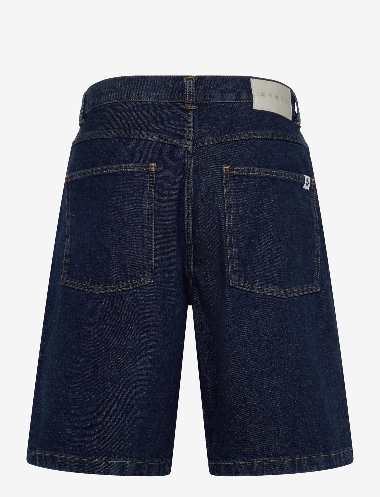 Edwin - Worker Short-Blue - Mid Marble Wash - lühikesed teksapüksid - blue - 2