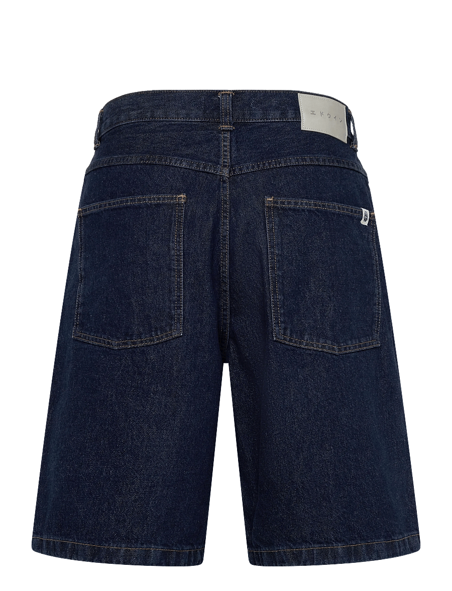 Edwin - Worker Short-Blue - Mid Marble Wash - džinsiniai šortai - blue - 2
