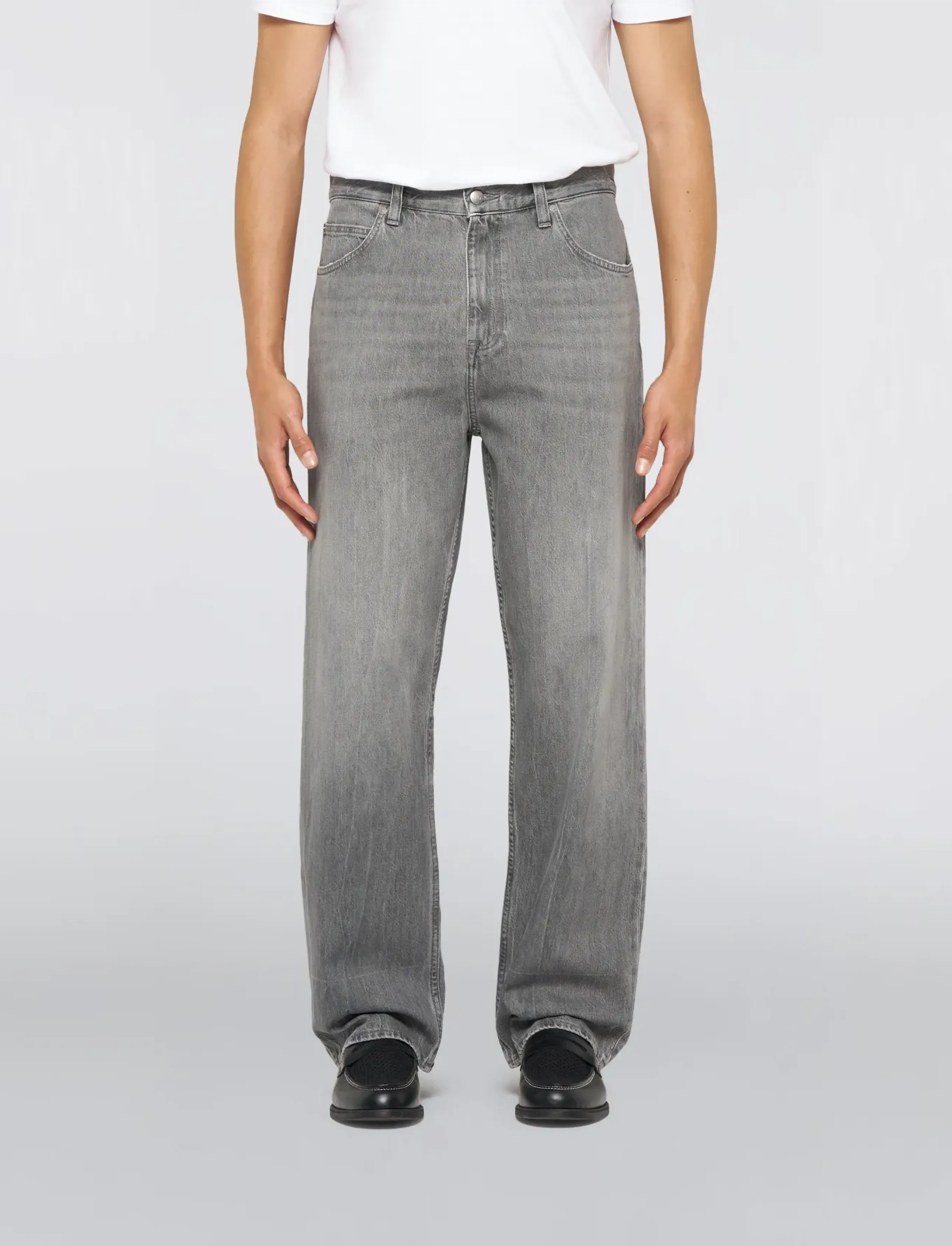 Edwin Matrix Pant-Black - Horizon Wash - Neue Marken - BLACK / grey