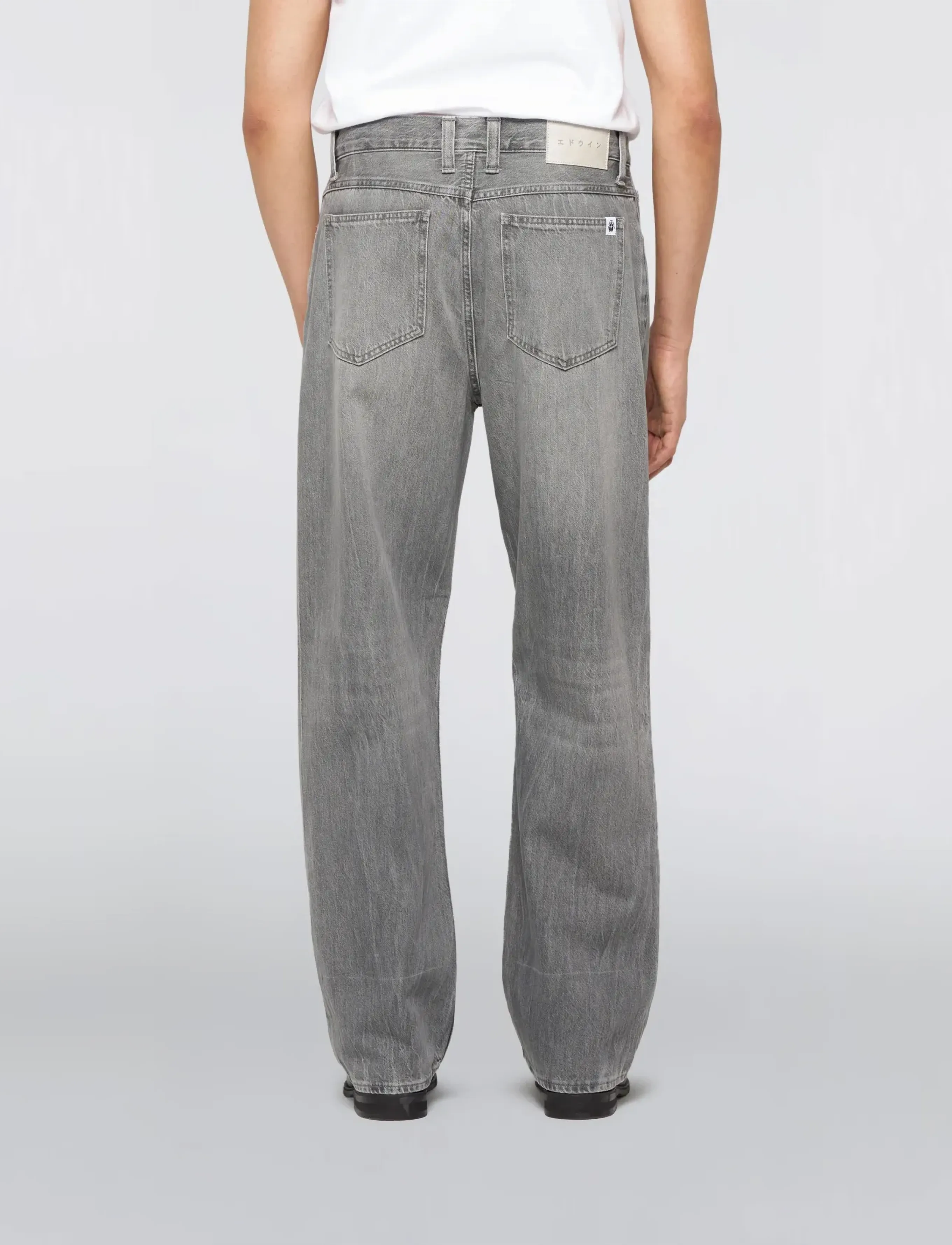 Edwin - Matrix Pant-Black - Horizon Wash - loose jeans - black - 3