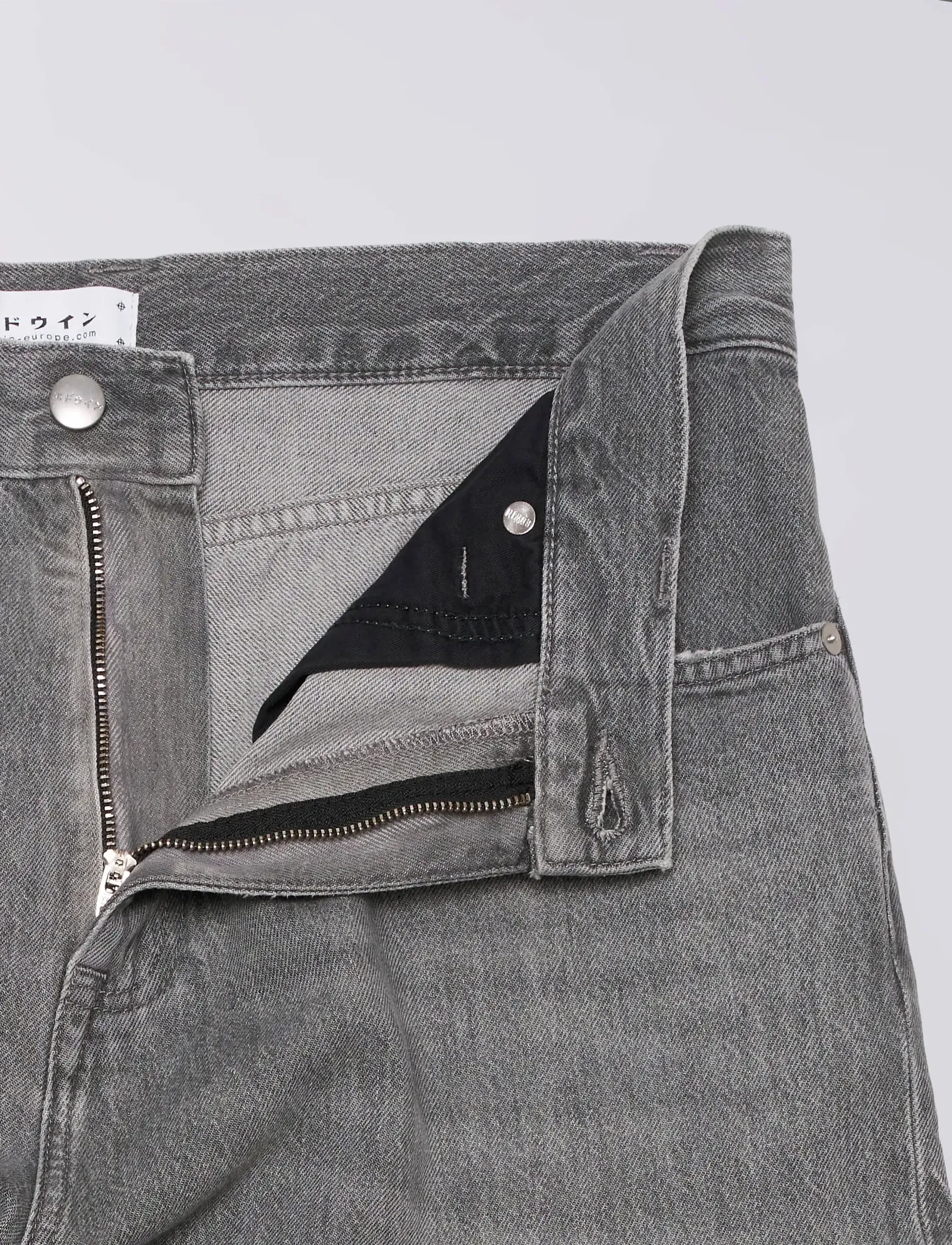 Edwin - Matrix Pant-Black - Horizon Wash - loose jeans - black - 5