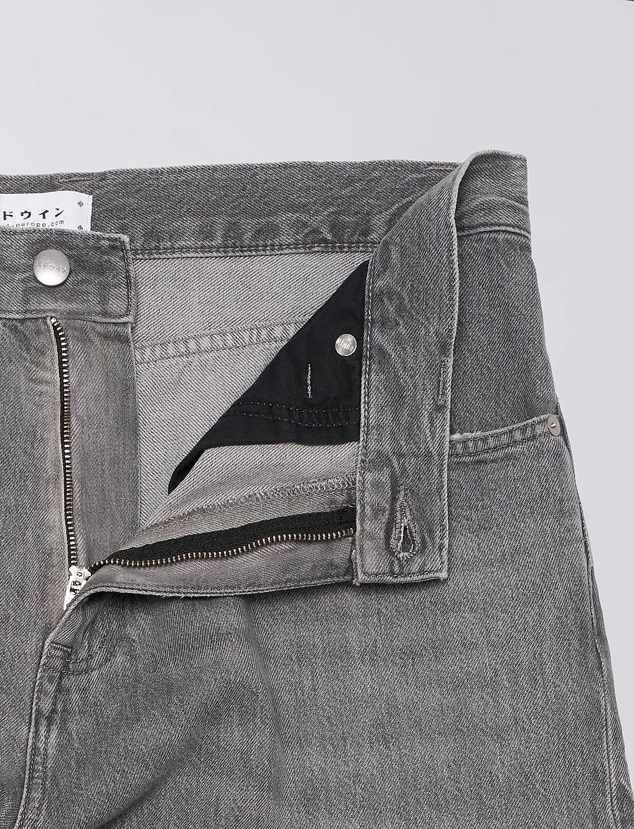 Edwin - Matrix Pant-Black - Horizon Wash - loose jeans - black - 5
