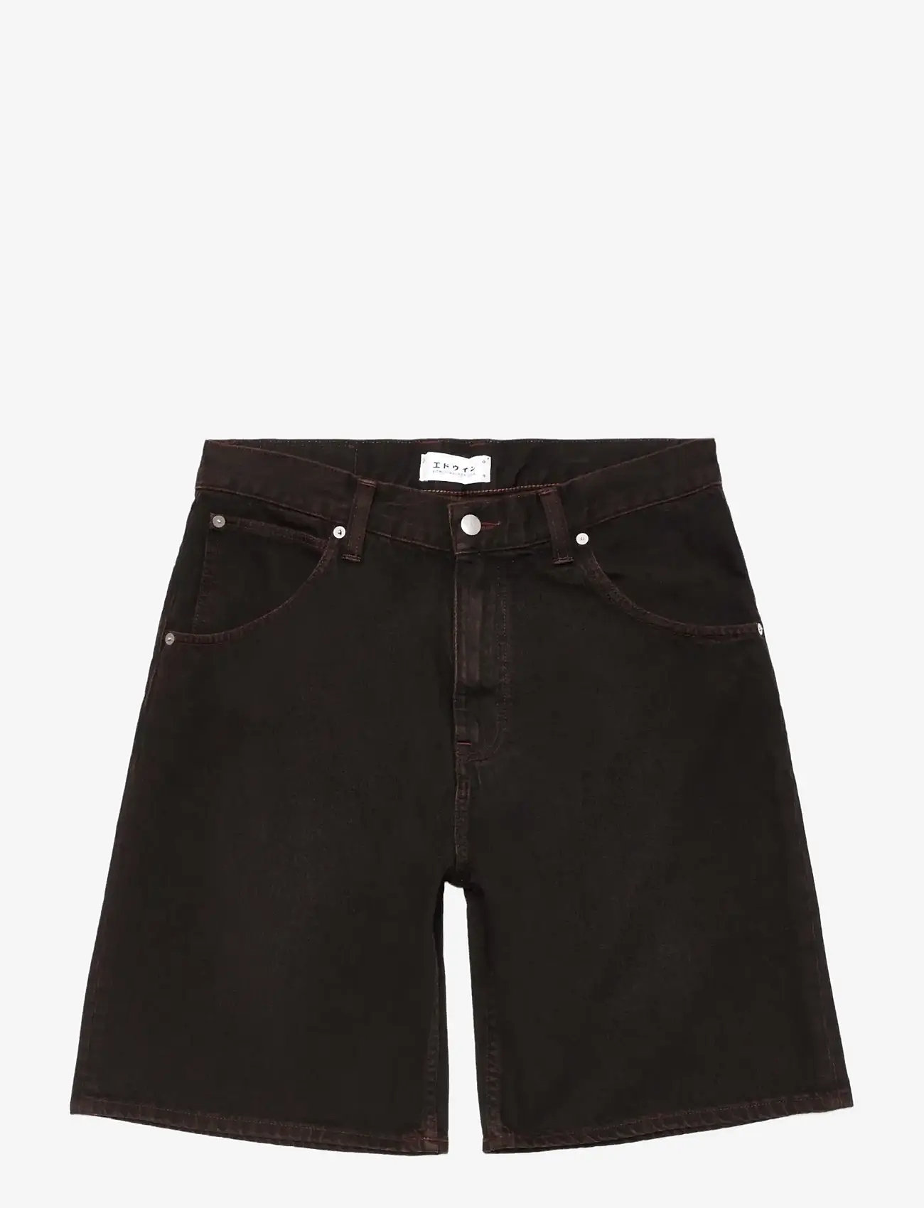 Edwin - Tyrell Short-Black - denim shorts - black - 1