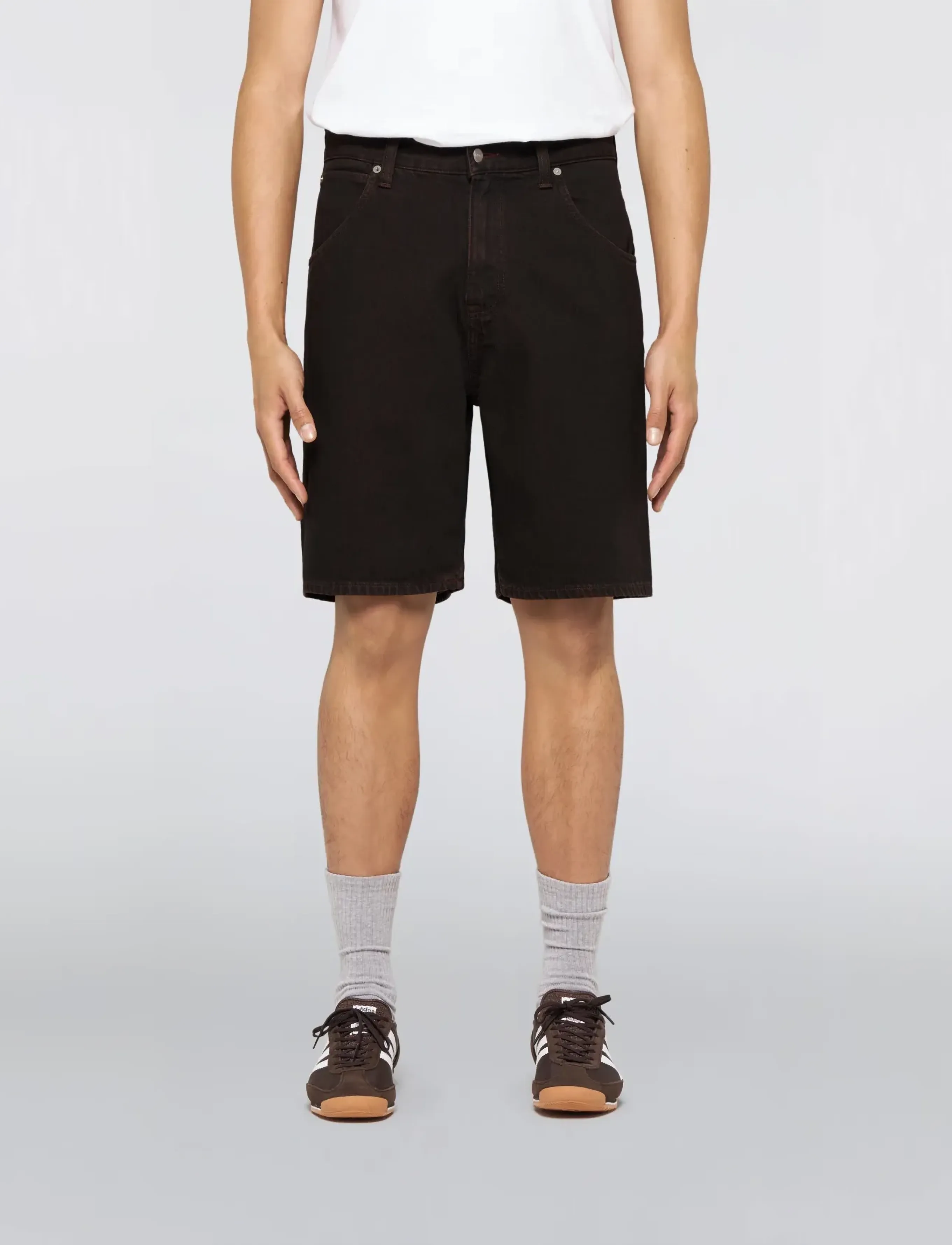 Edwin Tyrell Short-Black, 30, Black, Shorts > Denim Shorts, Herre