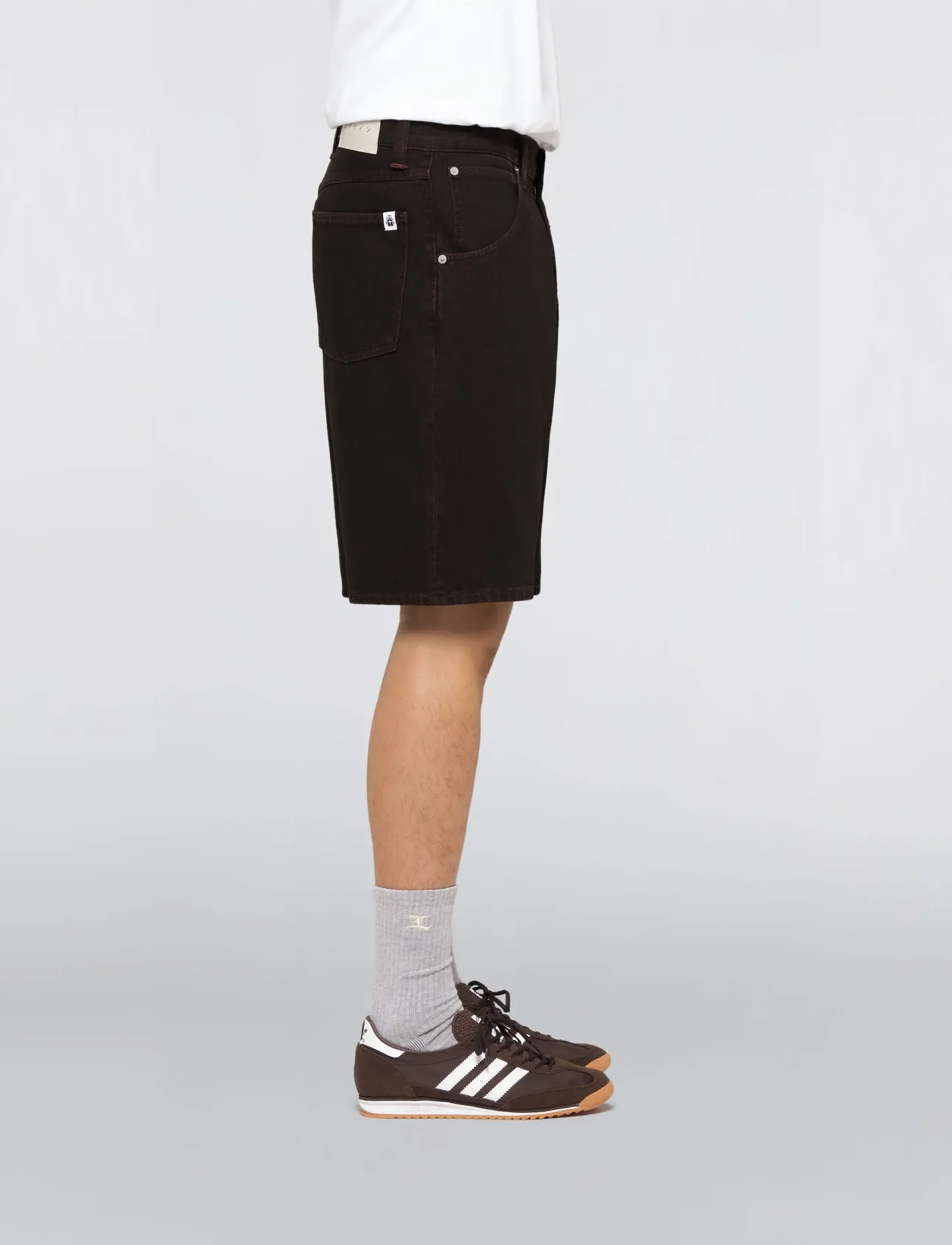Edwin - Tyrell Short-Black - jeans shorts - black - 4