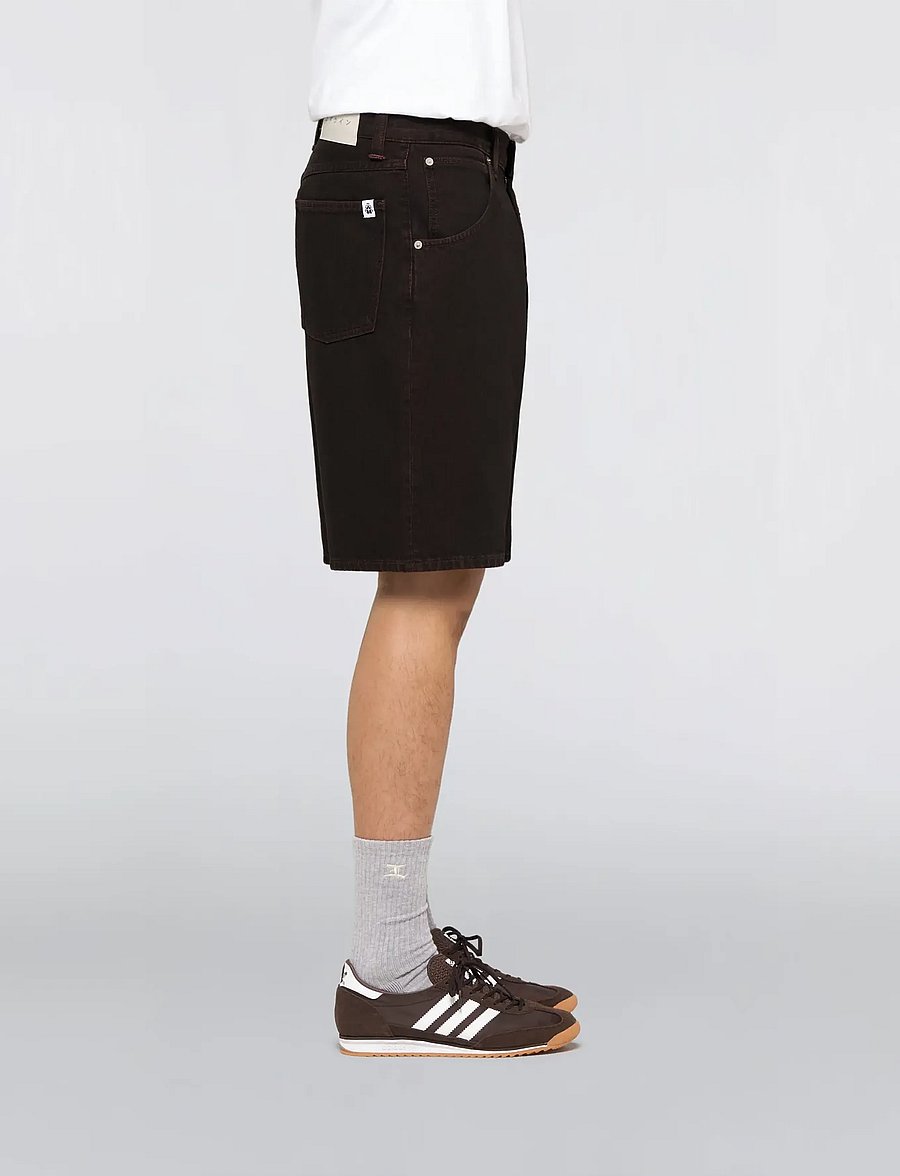Edwin - Tyrell Short-Black - jeans shorts - black - 4