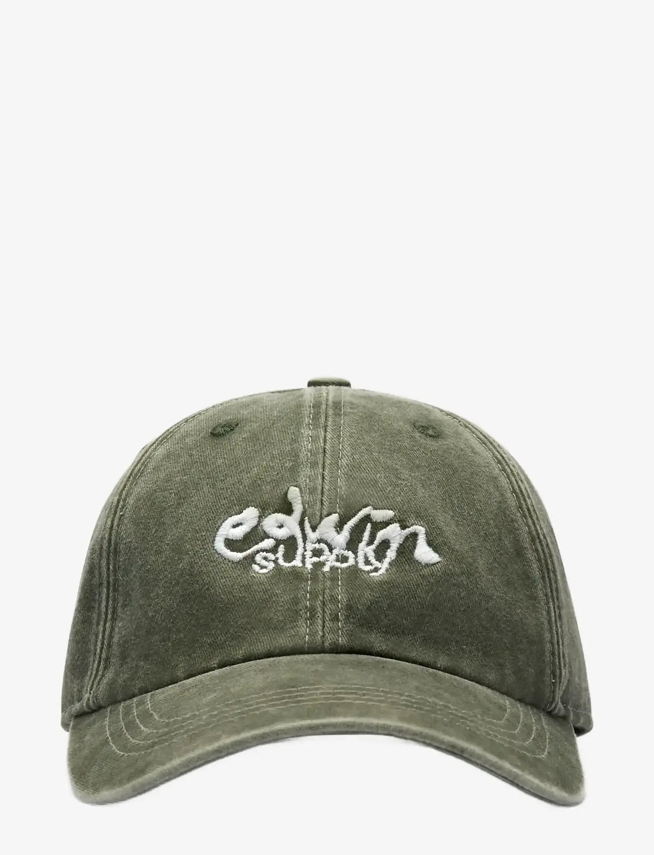 Edwin - Soft Washed 6 Panel Cap - Black - caps - black - 1