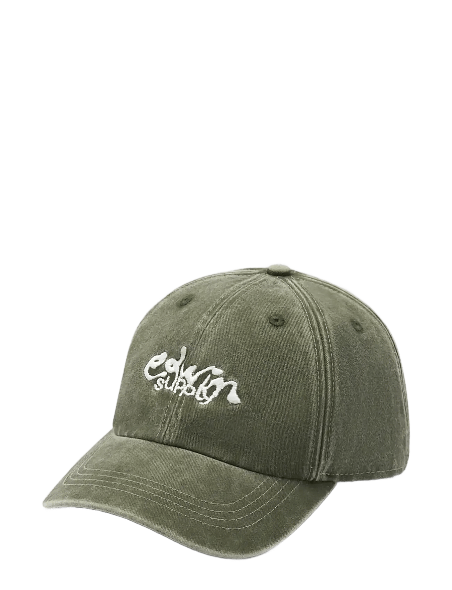 Edwin - Soft Washed 6 Panel Cap - Black - kappen - black - 3