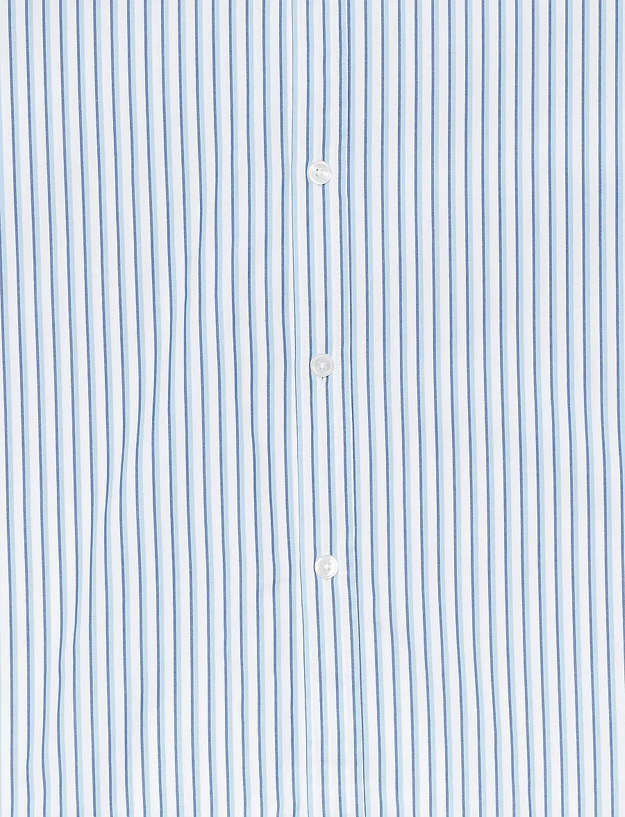 Edwin - Toledo Shirt Ss-White/Blue - basic-hemden - white - 5