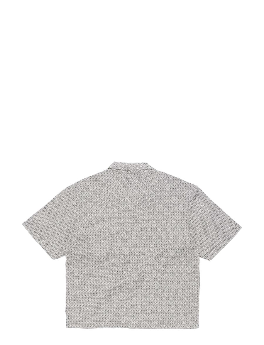 Edwin - Saga Shirt Ss-Black/White - basic-hemden - black - 2