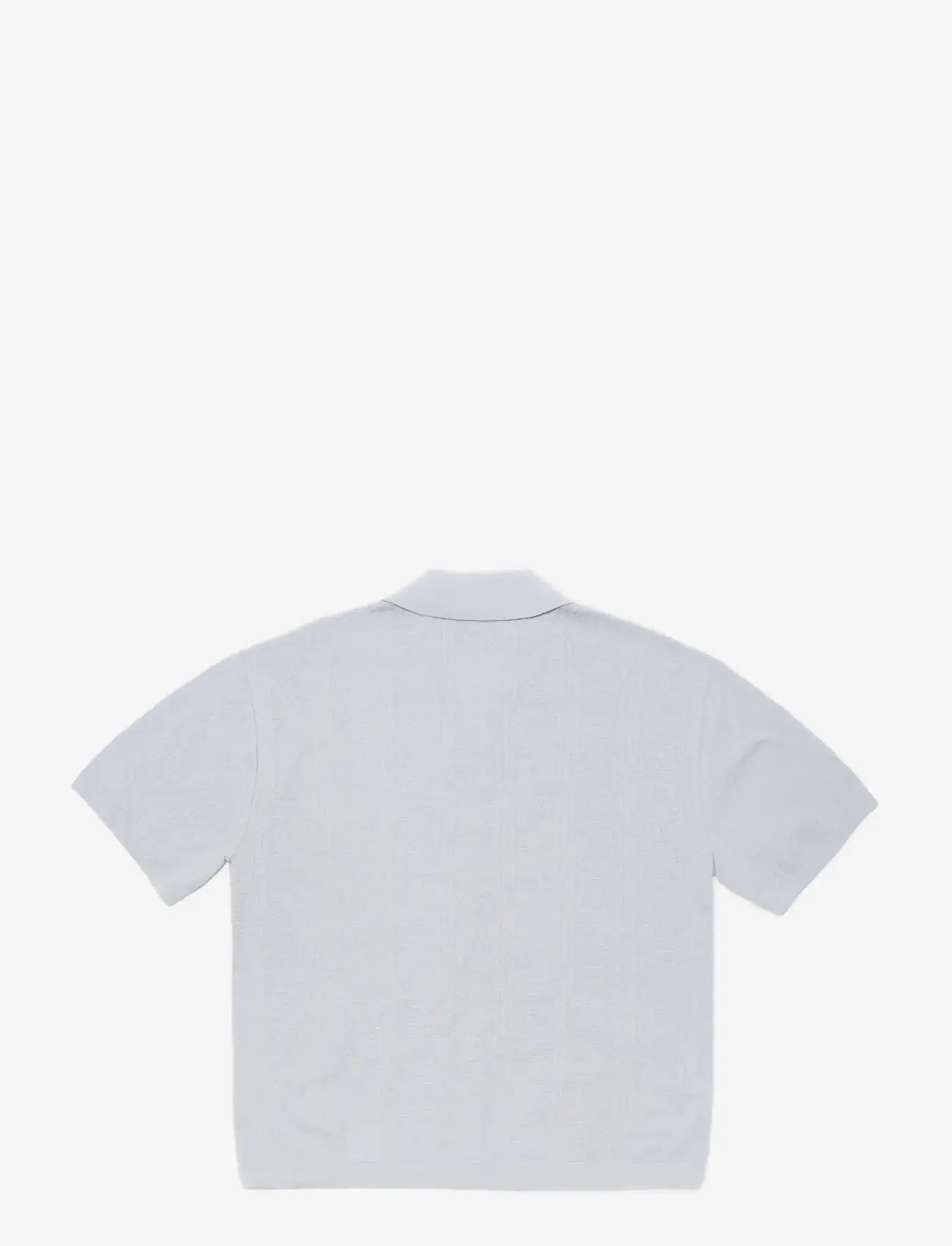 Edwin - Luis Buttoned Polo-Grey - polos en tricot - grey - 2