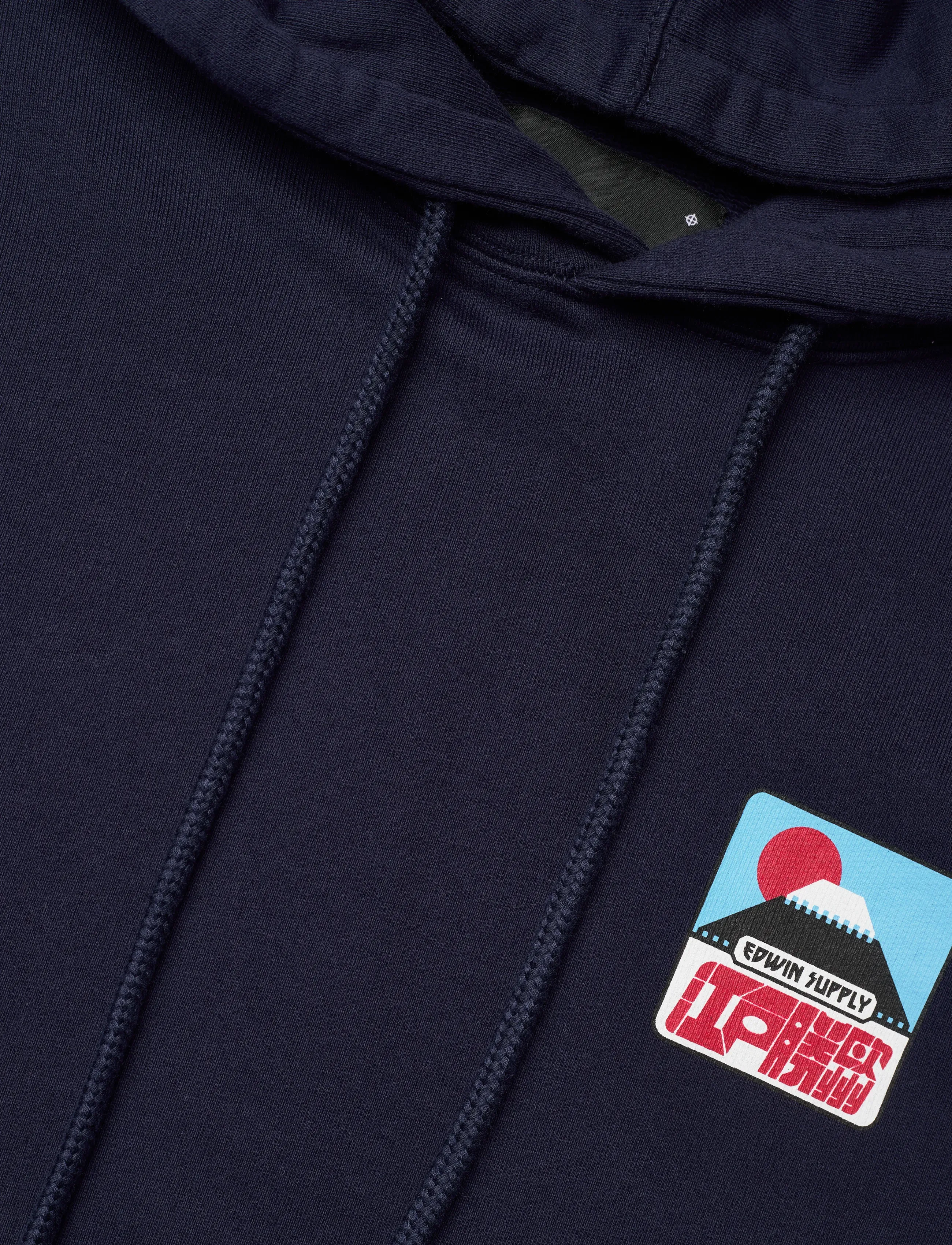 Edwin - Sunset On Fuji San Hoodie Sweat - Maritime Blue - hoodies - maritime blue - 5