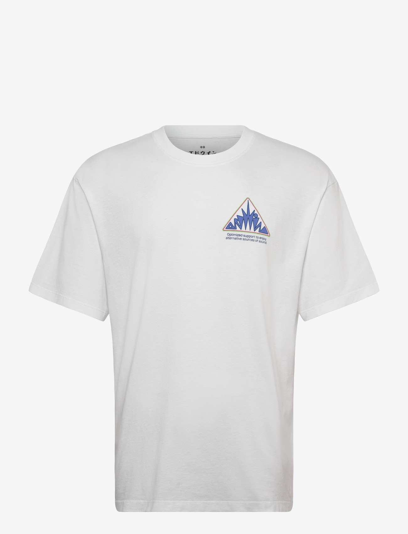 Edwin - Alternative Sources T-Shirt - lühikeste varrukatega t-särgid - white - 0