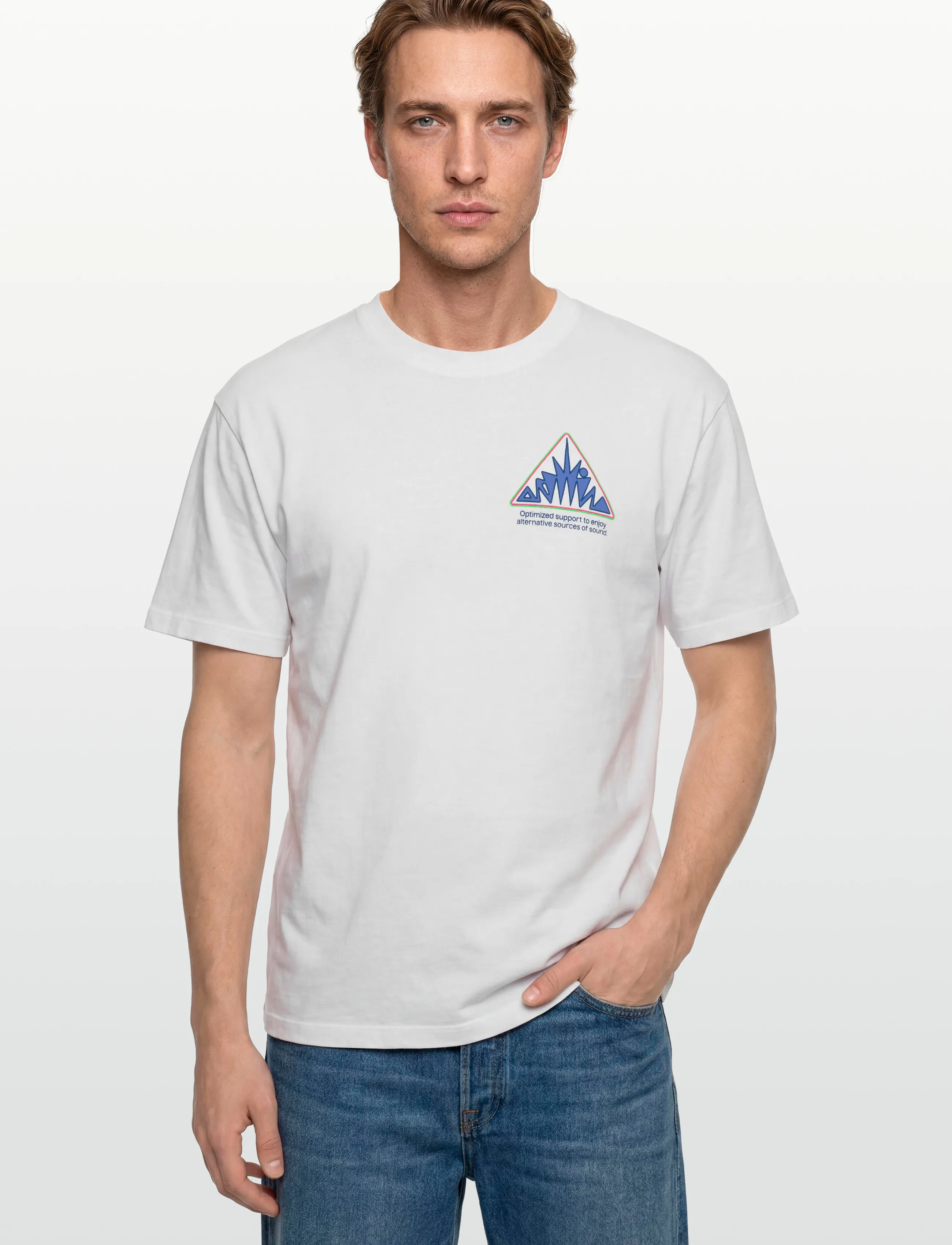 Edwin - Alternative Sources T-Shirt - kurzärmelig - white - 3