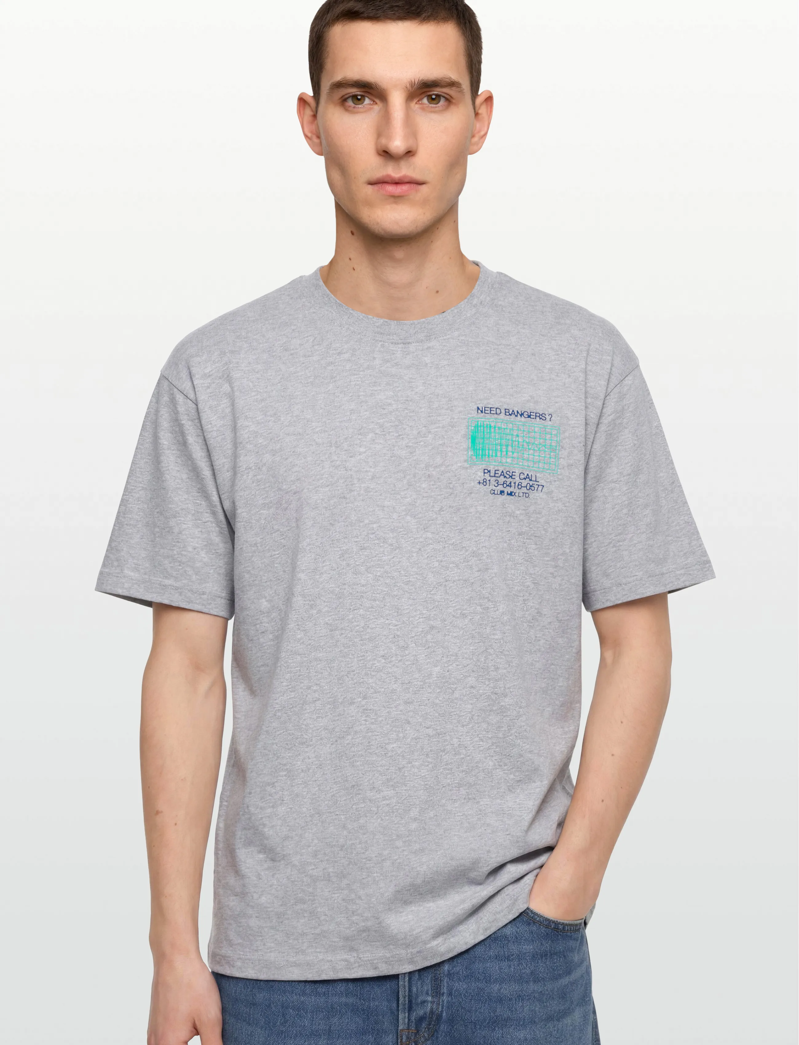 Edwin - Need Bangers T-Shirt - krótki rękaw - grey - 3