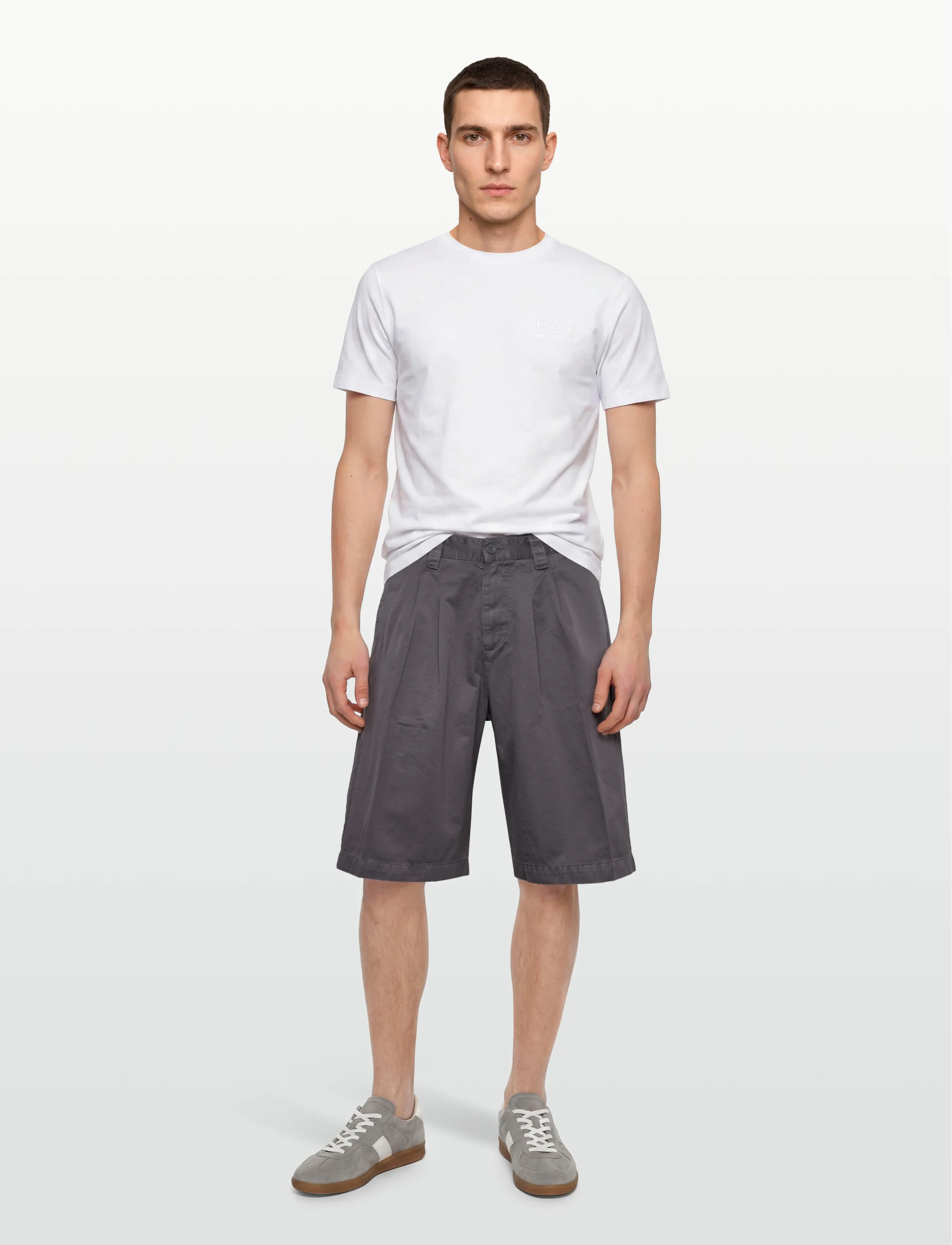 Edwin Club Mix Adams Short, 36, Grey, Shorts > Afslappede Shorts, Herre
