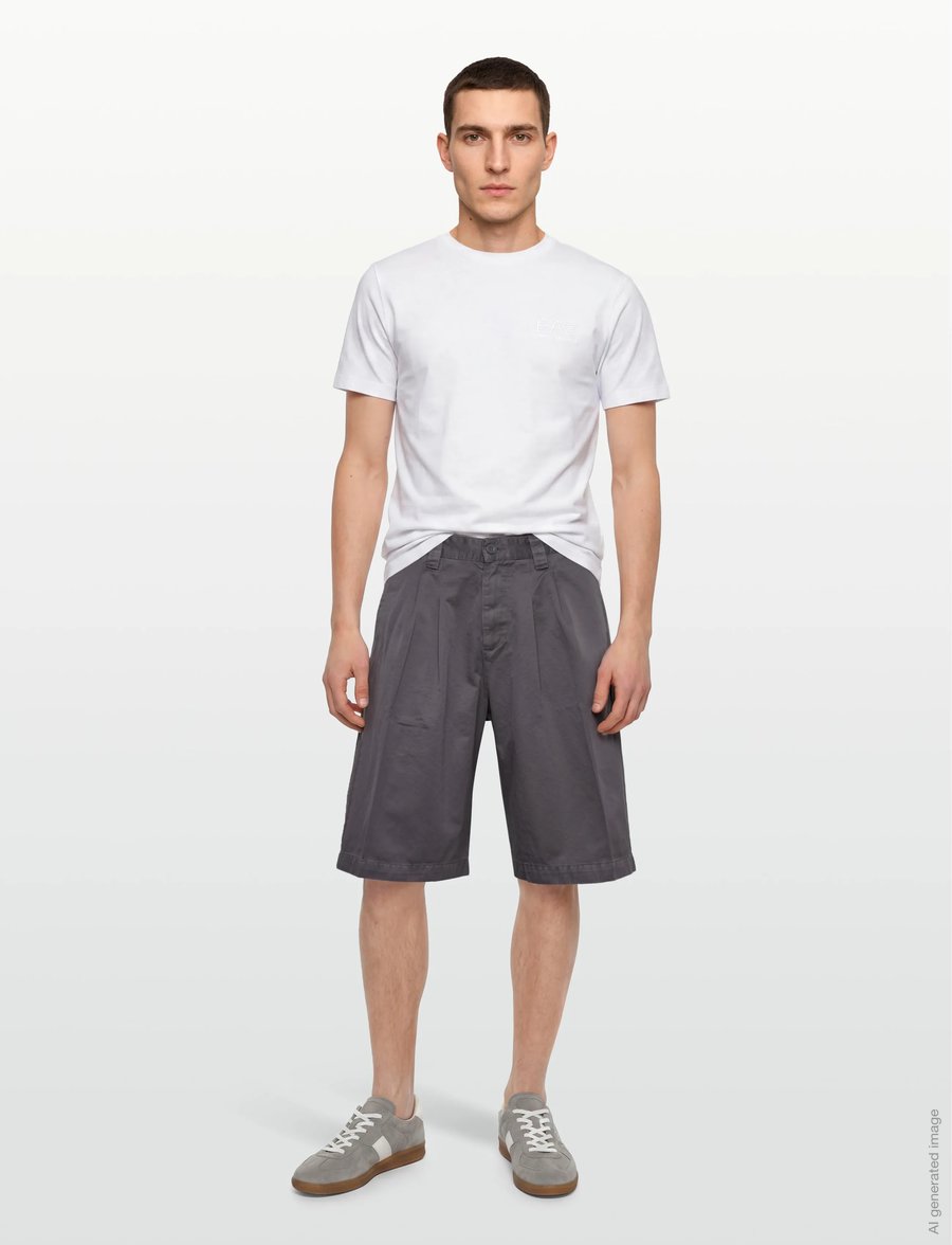 Edwin - Club Mix Adams Short - casual shorts - grey - 0