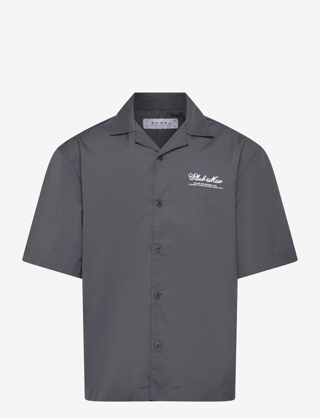 Edwin - Club Mix Shirt Ss - basic skjorter - grey - 0