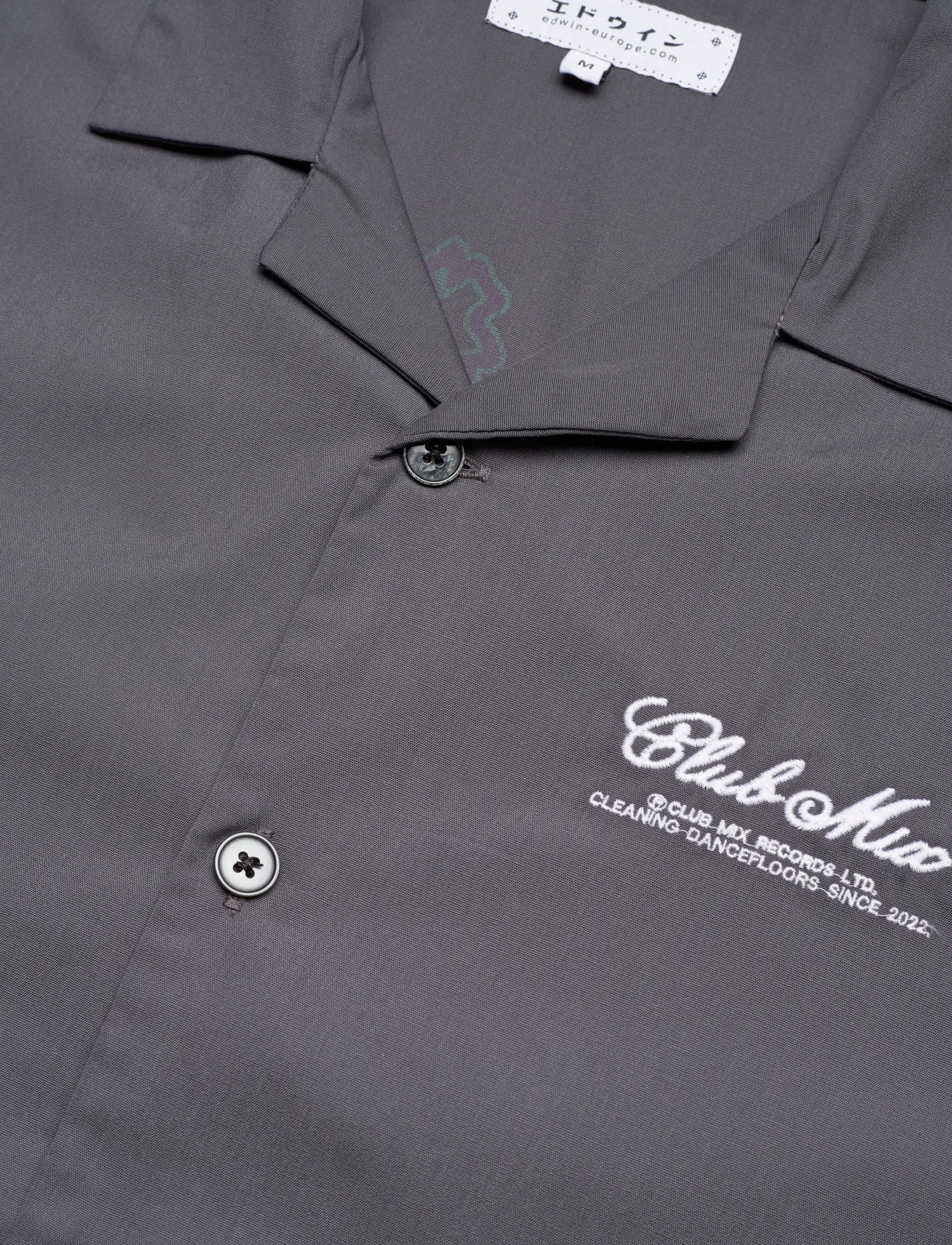 Edwin - Club Mix Shirt Ss - basic krekli - grey - 3