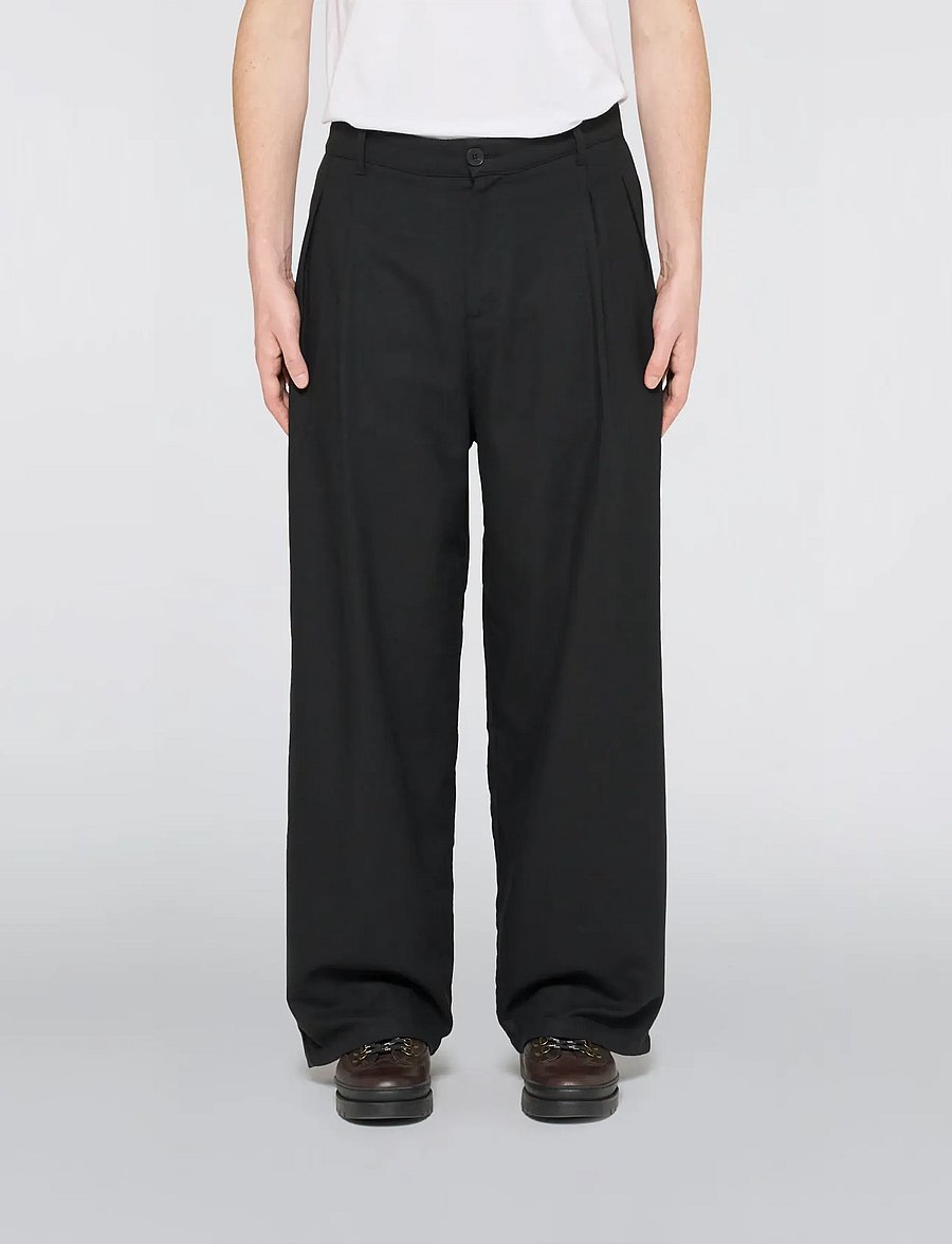 Edwin - Alden Pant - Black - casual bukser - black - 0